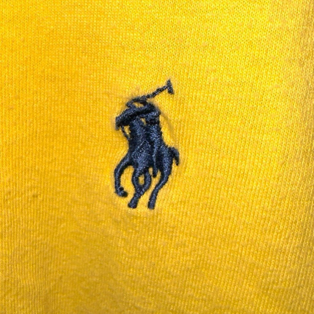 Polo Ralph Lauren 90s Polo Ralph Lauren Spring Yellow Cotton S/S T-Shirt Sz L Size US L / EU 52-54 / 3 - 3 Thumbnail