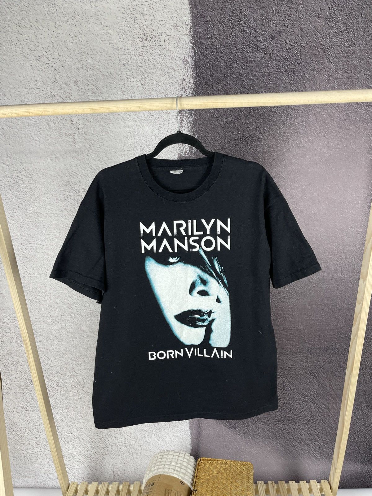 Band Tees Marilyn Manson born villain x Rob zombie twins of evil tee Size US XL / EU 56 / 4 - 4 Thumbnail