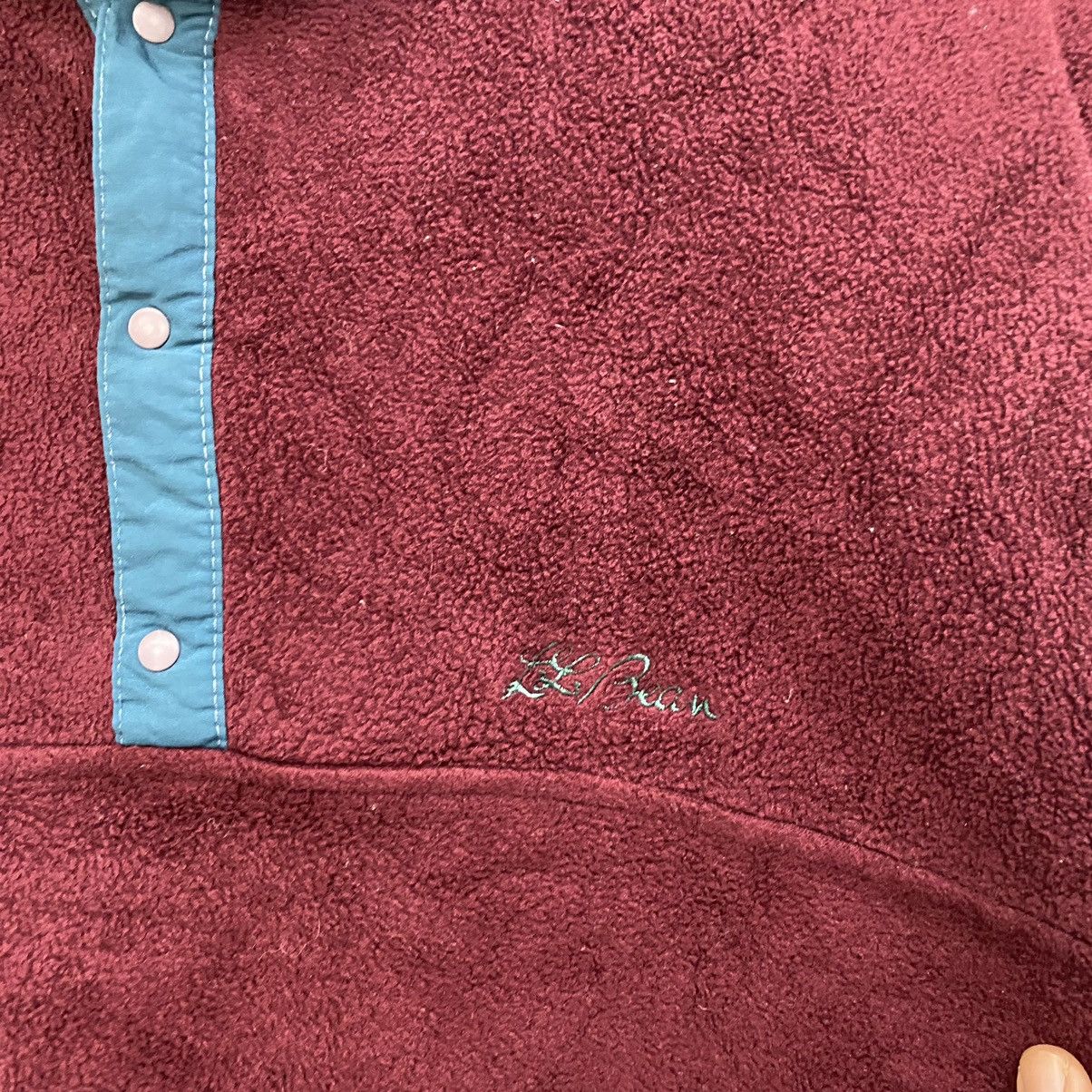 L.L. Bean × Vintage Vintage LL Bean Sweatshirt Half Button 2 Tone❗️ Size US L / EU 52-54 / 3 - 3 Thumbnail