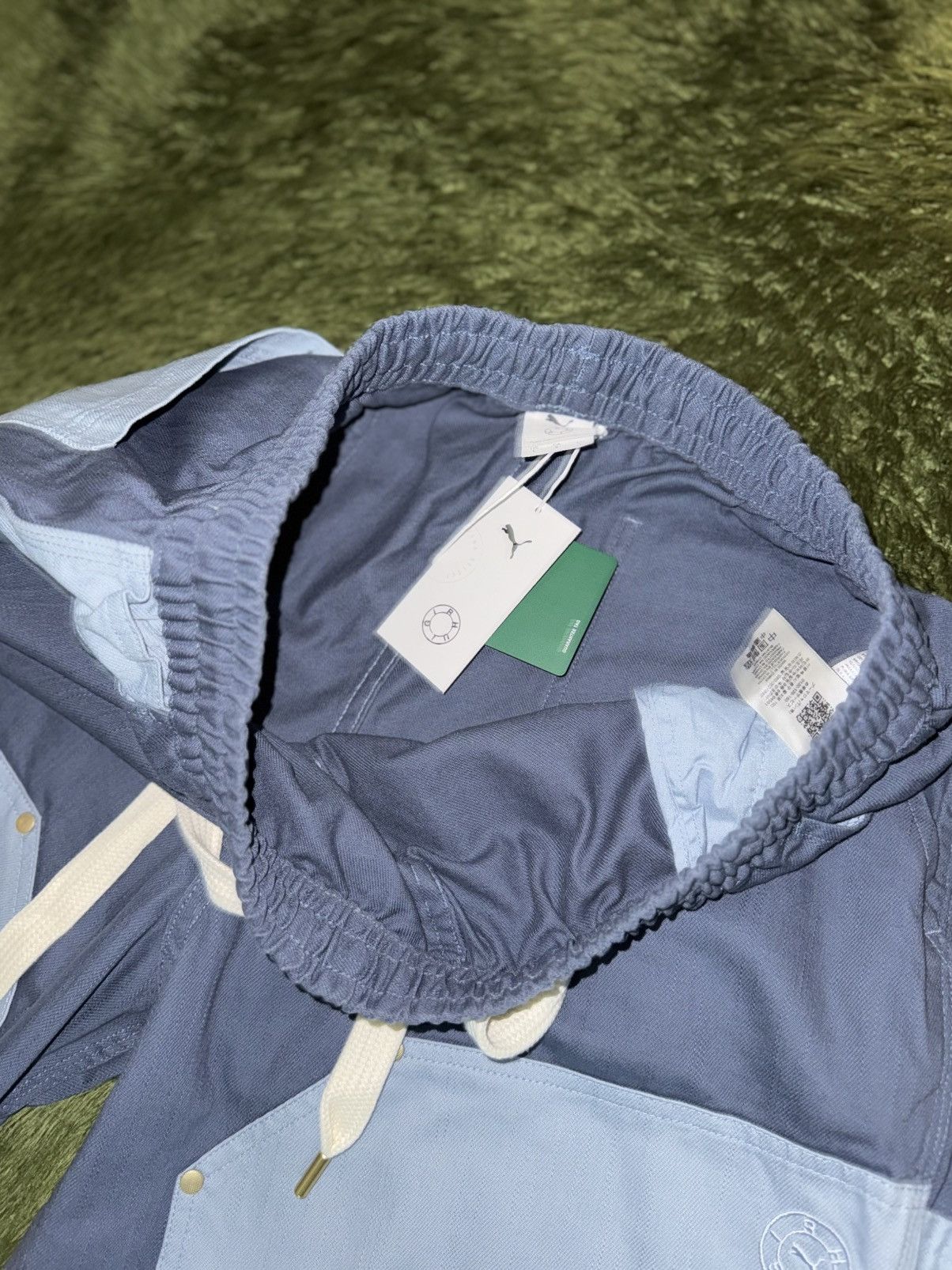Puma × Rhude [L] PUMA x Rhude rhuigi Heavy Cotton Double Knee Pants Blue Size US 36 / EU 52 - 3 Thumbnail