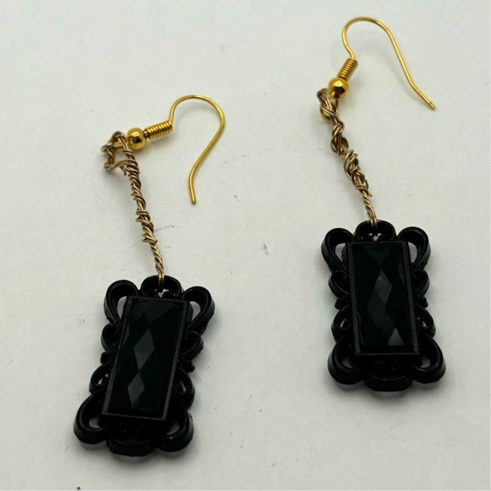 Other Stunning Gold & Black Earrings Size ONE SIZE - 2 Thumbnail