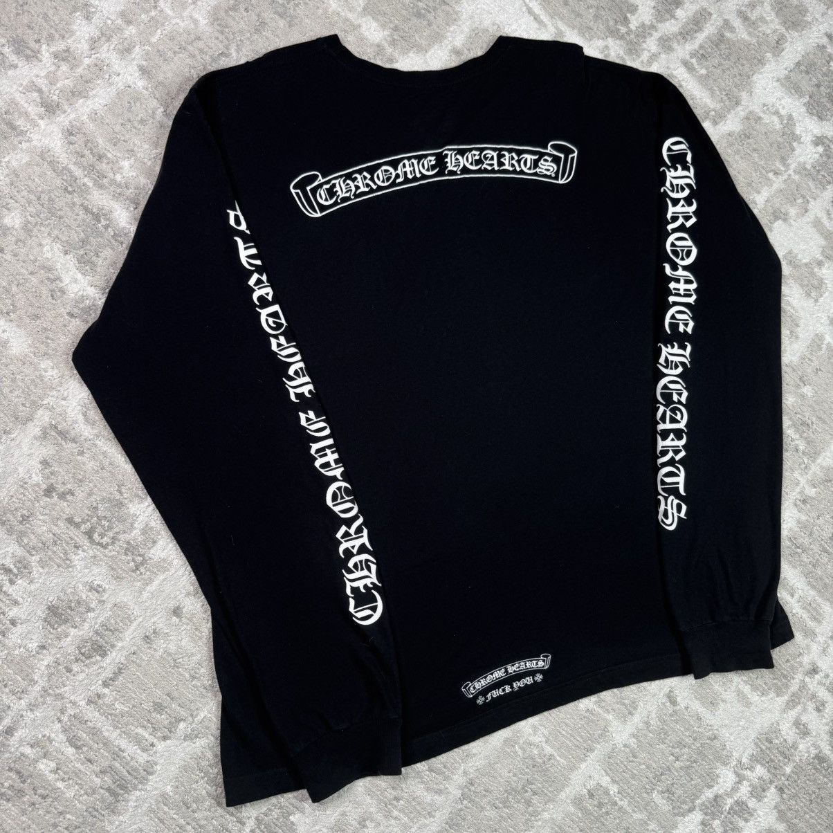 Chrome Hearts × Vintage Vintage Chrome Hearts Scroll Logo Long