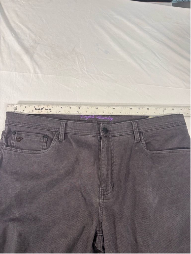 English Laundry Men's English Laundry Pants Size 38x32 Gray Size US 40 / EU 56 - 2 Thumbnail
