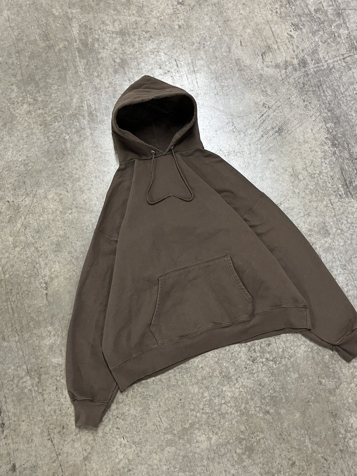 Russell Athletic × Vintage Vintage mocha brown earth tone blank boxy hoodie rare hype Size US XL / EU 56 / 4 - 2 Thumbnail