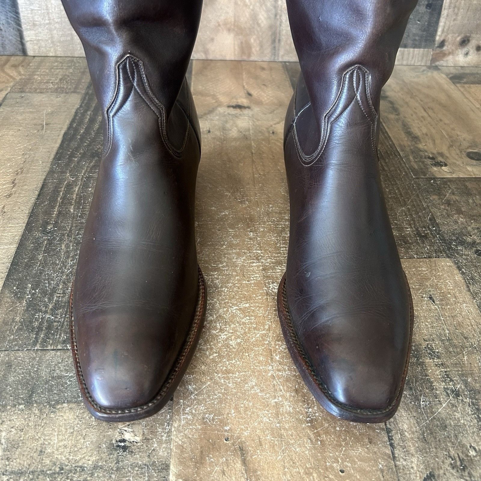 Lucchese Lucchese San Antonio Vintage Cowboy Boots Mens 9.5 EE Size US 9.5 / EU 42-43 - 8 Thumbnail