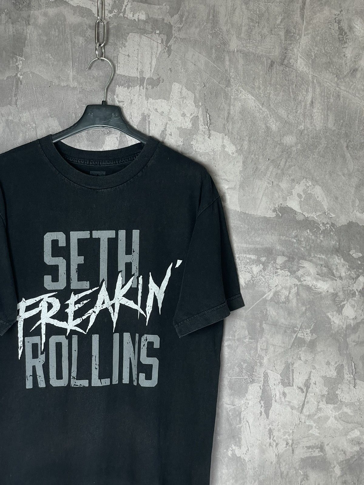 Band Tees × Vintage × WWE Mens WWE Seth Freakin' Rollins T Shirt Black Size M Medium Size US M / EU 48-50 / 2 - 4 Thumbnail