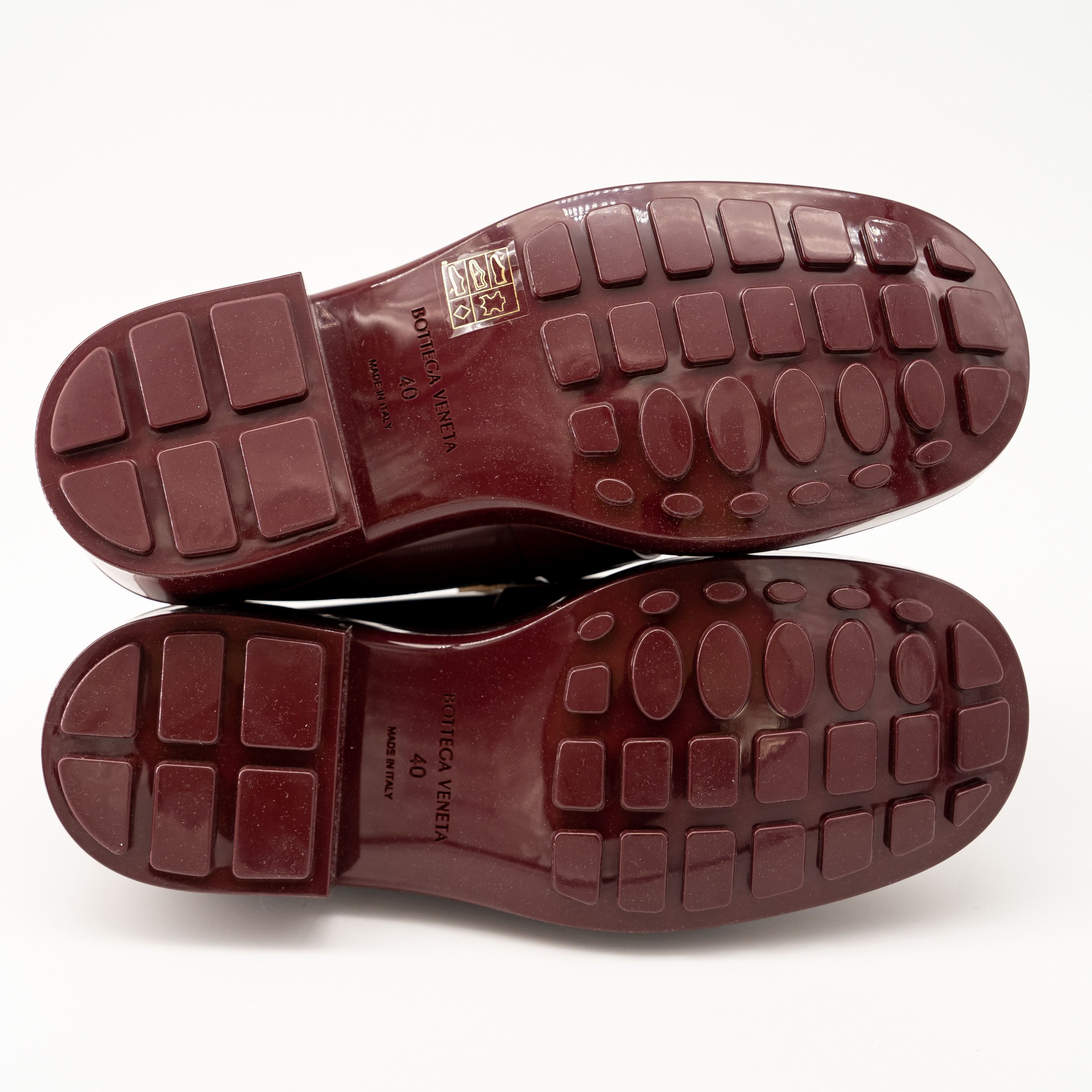 Bottega Veneta 40 10 us Bottega Veneta Monsieur Chunky Loafers Burgundy Size US 10 / IT 40 - 6 Thumbnail