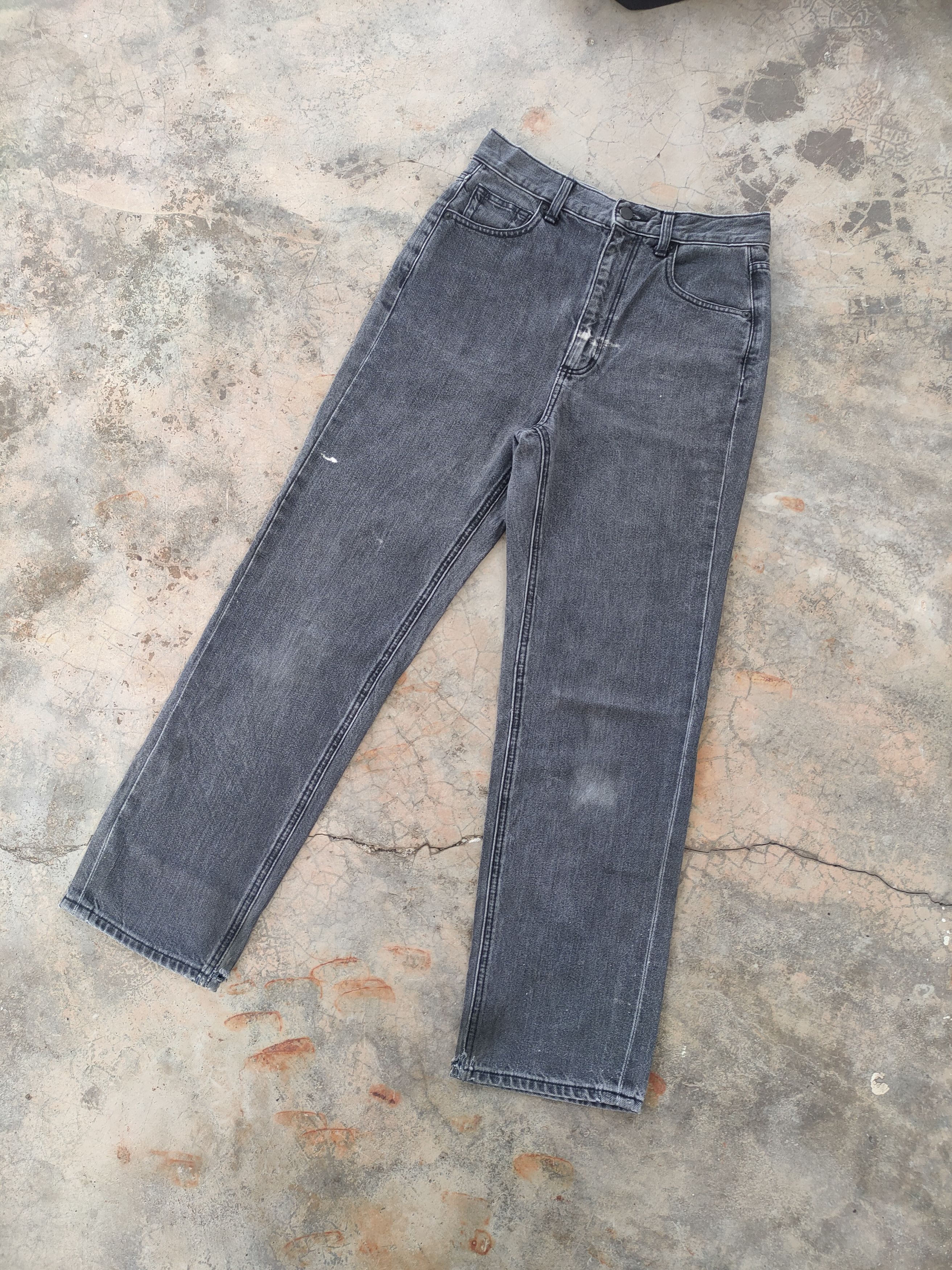 Japanese Brand × Jean W28 VINTAGE JAPANESE FADED BLACK JEANS DENIM PANTS Size US 28 / EU 44 - 2 Thumbnail