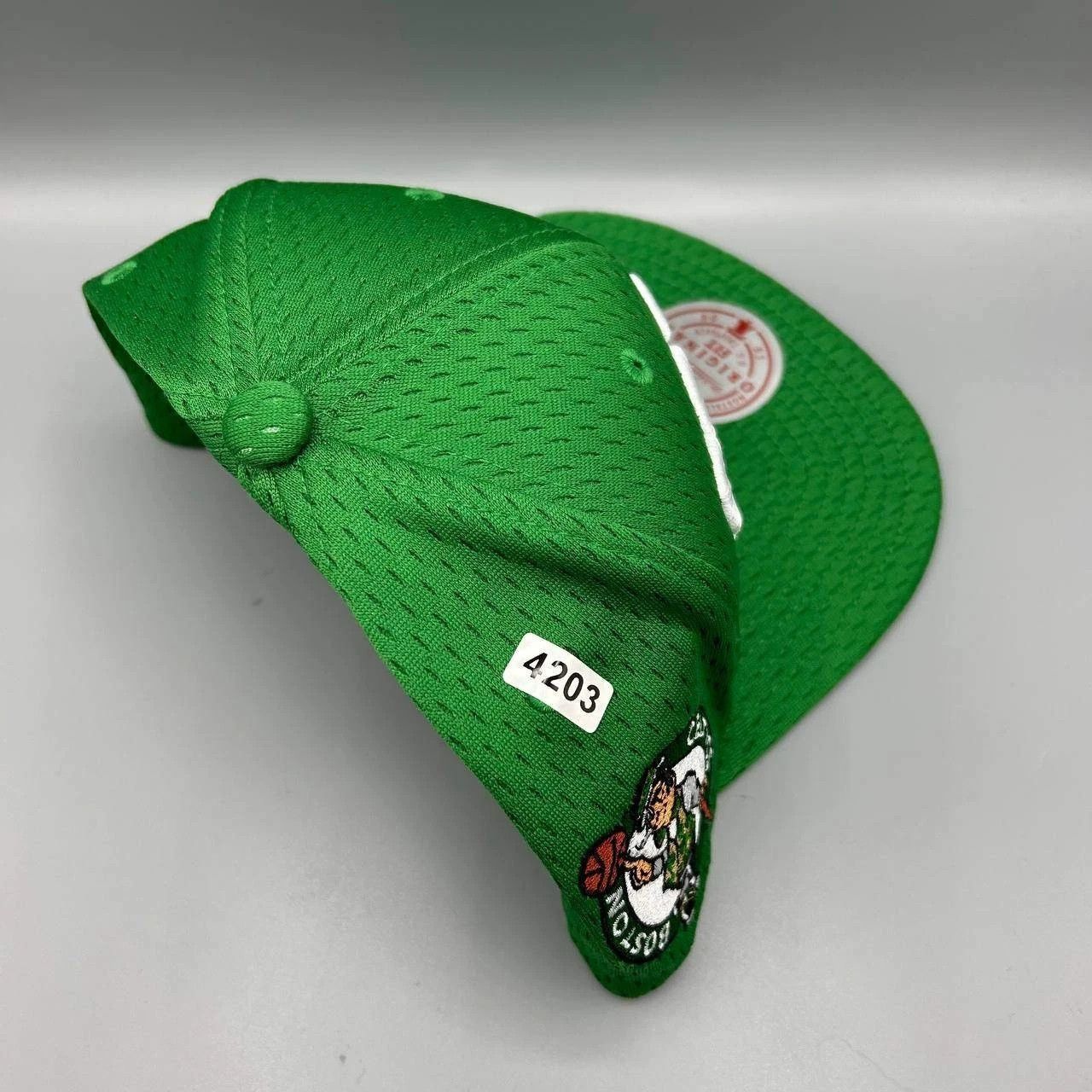 Mitchell & Ness Boston Celtics Hat Men Mesh Mitchell & Ness NBA Snap Back Size ONE SIZE - 9 Thumbnail
