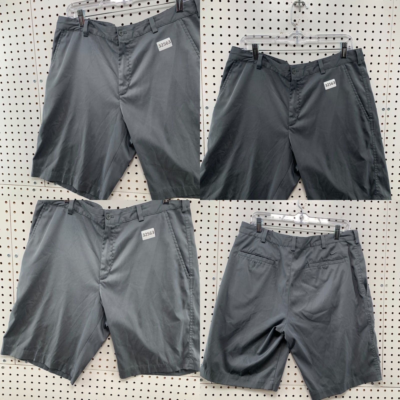 Nike Nike Golf Chino Shorts Mens Size 34x10.5 Gray Casual Dri Fit Size US 34 / EU 50 - 8 Thumbnail