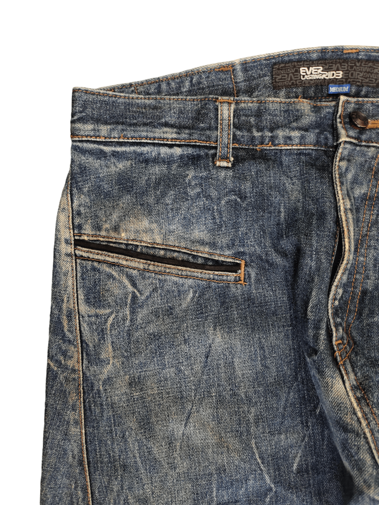 Japanese Brand Elr Japan Navajo Curved Denim Pants Ppfm Undercover Style Size US 34 / EU 50 - 12 Thumbnail
