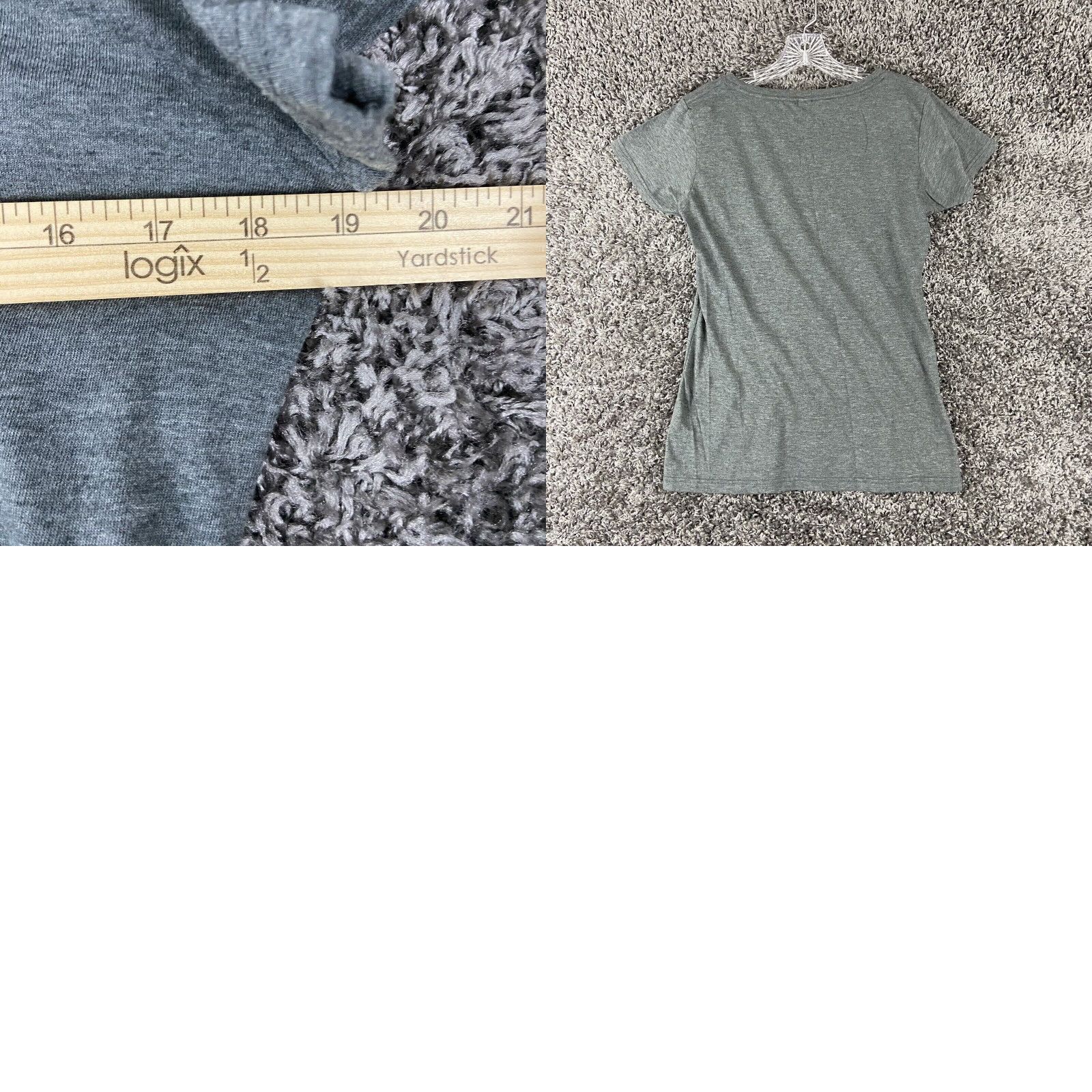 Tultex Tultex Army Style In This Family We Fight Together Women’s L Gray Graphic Tshirt Size L / US 10 / IT 46 - 8 Thumbnail