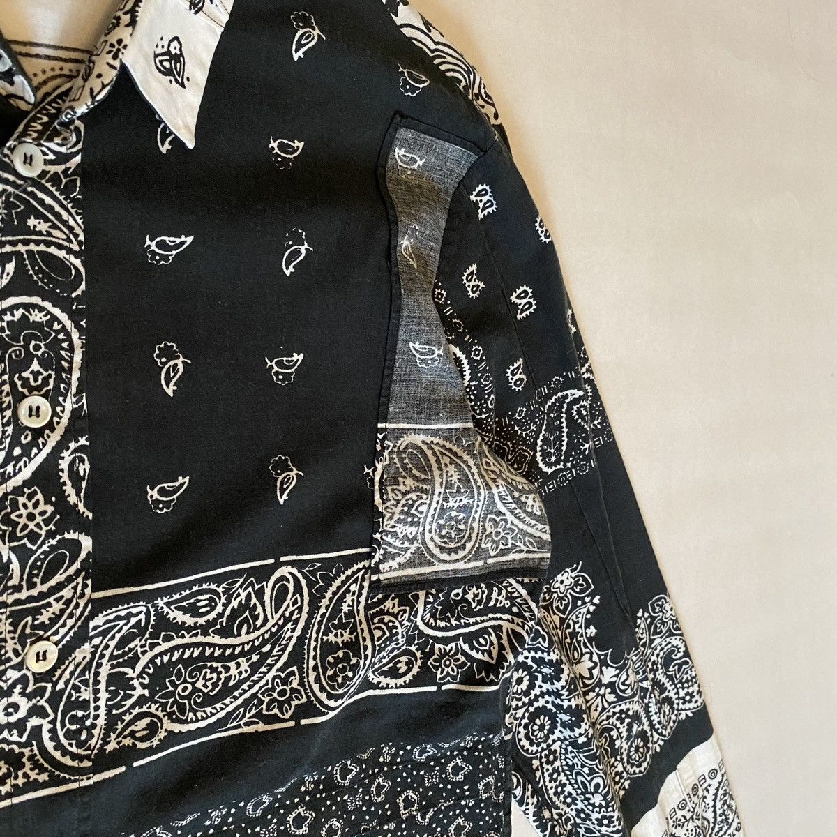 Maison Margiela Maison Martin Margiela Paisley Patchwork Layered Shirt, SS12 Size US S / EU 44-46 / 1 - 4 Thumbnail