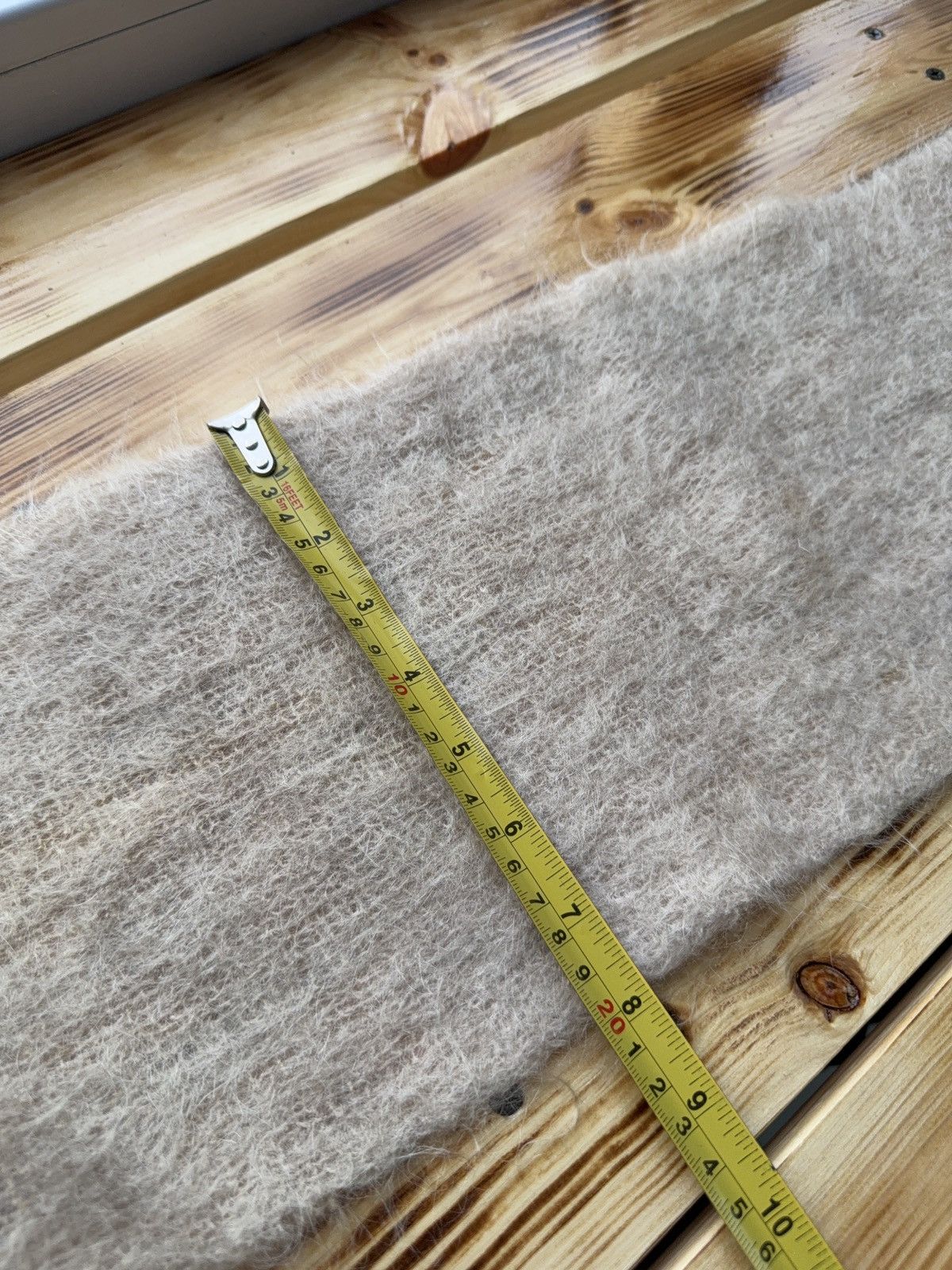 Japanese Brand Retro 80s Rare Vintage All Mohair Plus Scotland Fuzzy Scarf Size ONE SIZE - 16 Thumbnail
