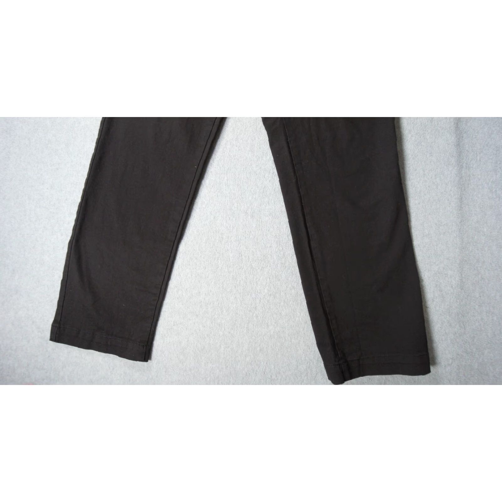 Uniqlo Uniqlo Pants Mens 35x29 Black Chino Slim Fit Flat Front Stretch Preppy Casual Size US 35 - 3 Thumbnail