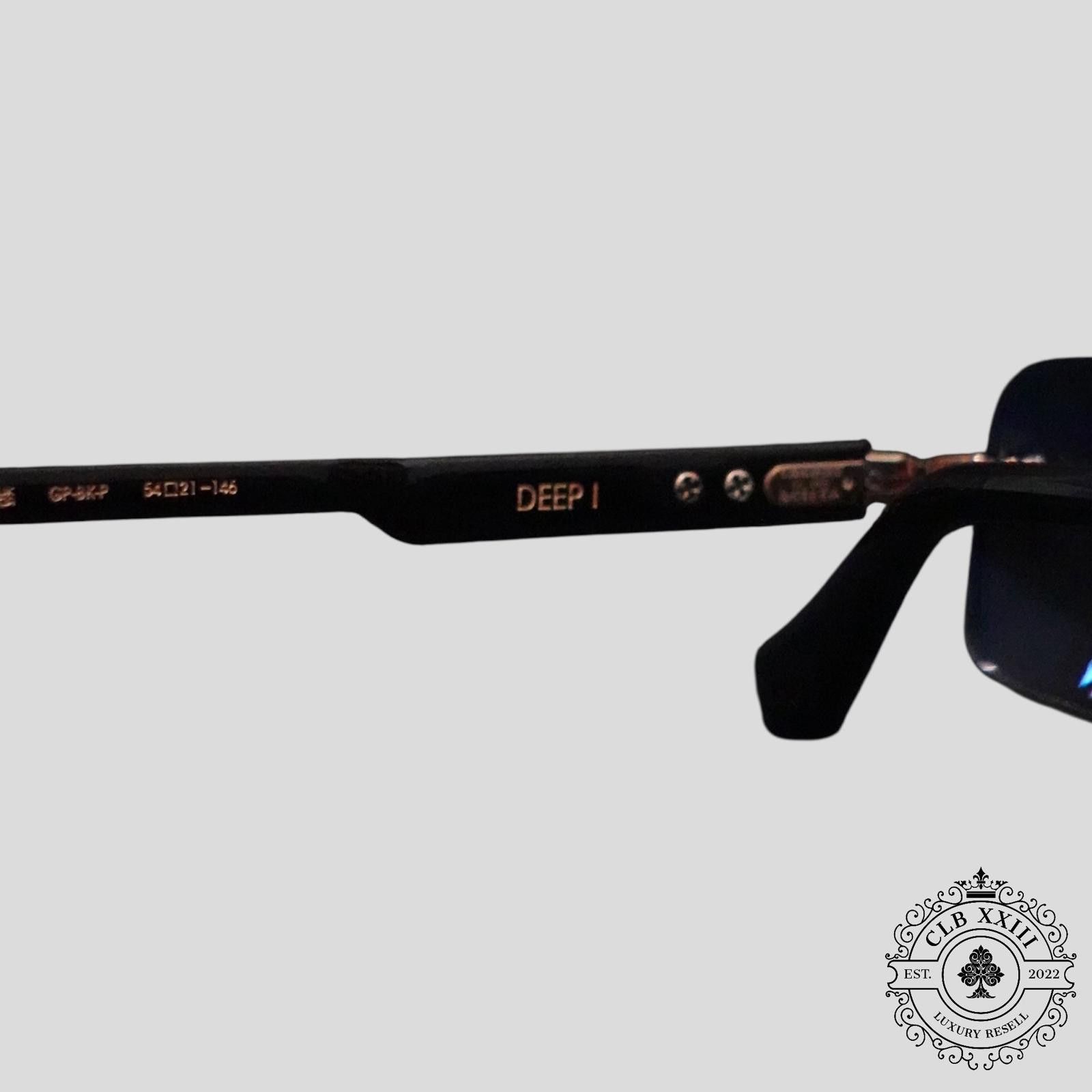 Chrome Hearts Chrome Hearts Deep I Sunglasses in Black/Gold Size ONE SIZE - 4 Thumbnail