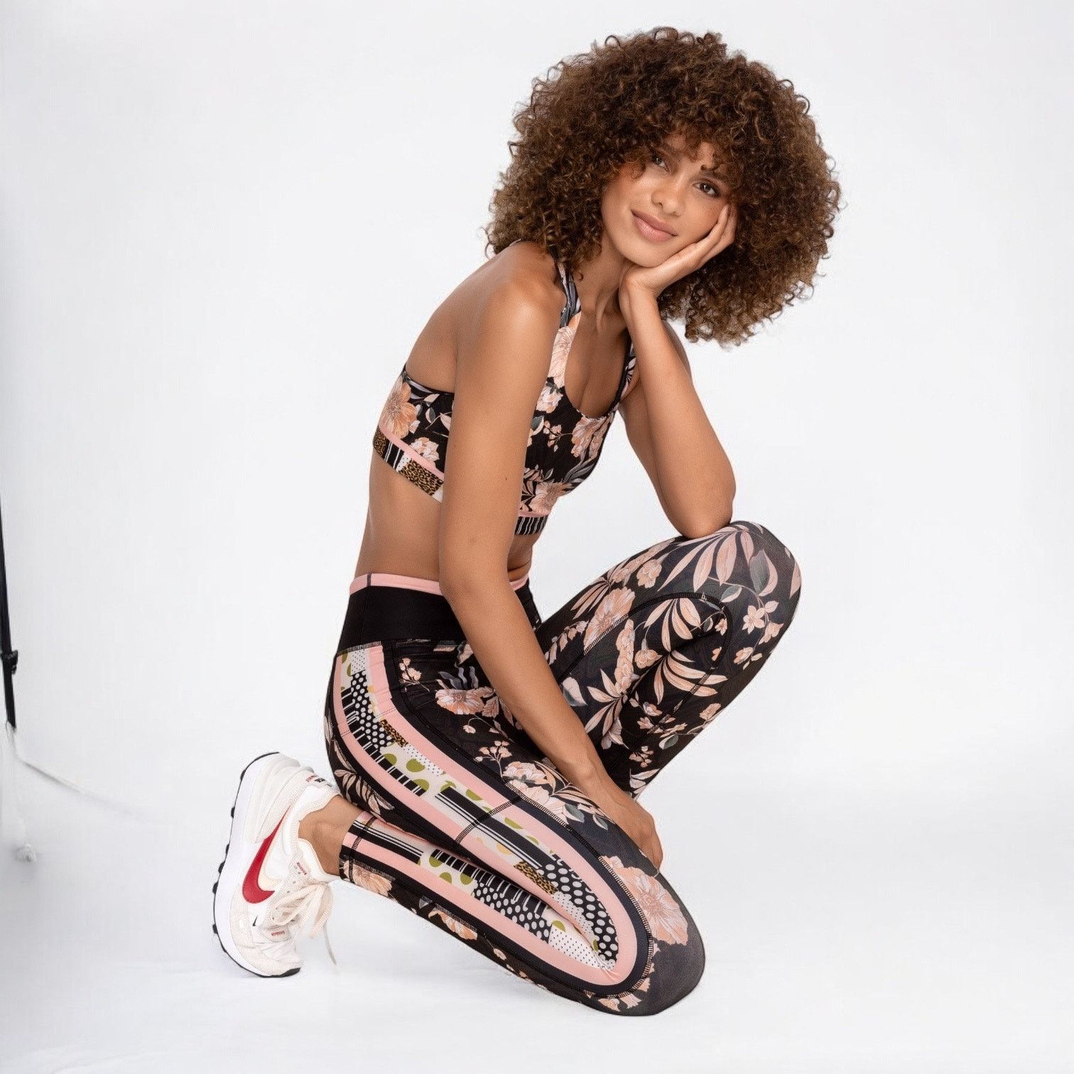 Johnny Was Johnny Was Nido Bee Active Floral Legging w Pockets - Sz: XS Size 25" / US 0 / IT 36 - 4 Thumbnail