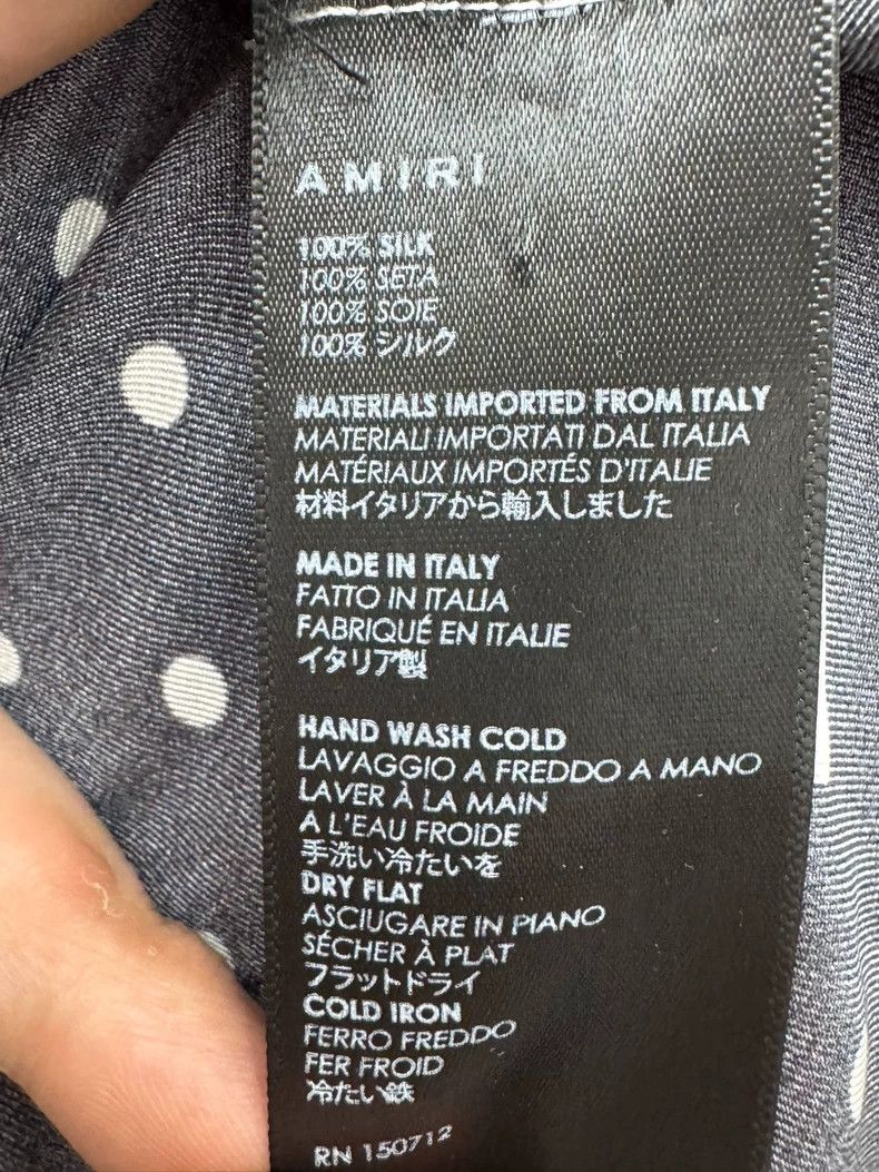 Amiri Amiri Silk Shirt Size US S / EU 44-46 / 1 - 4 Thumbnail