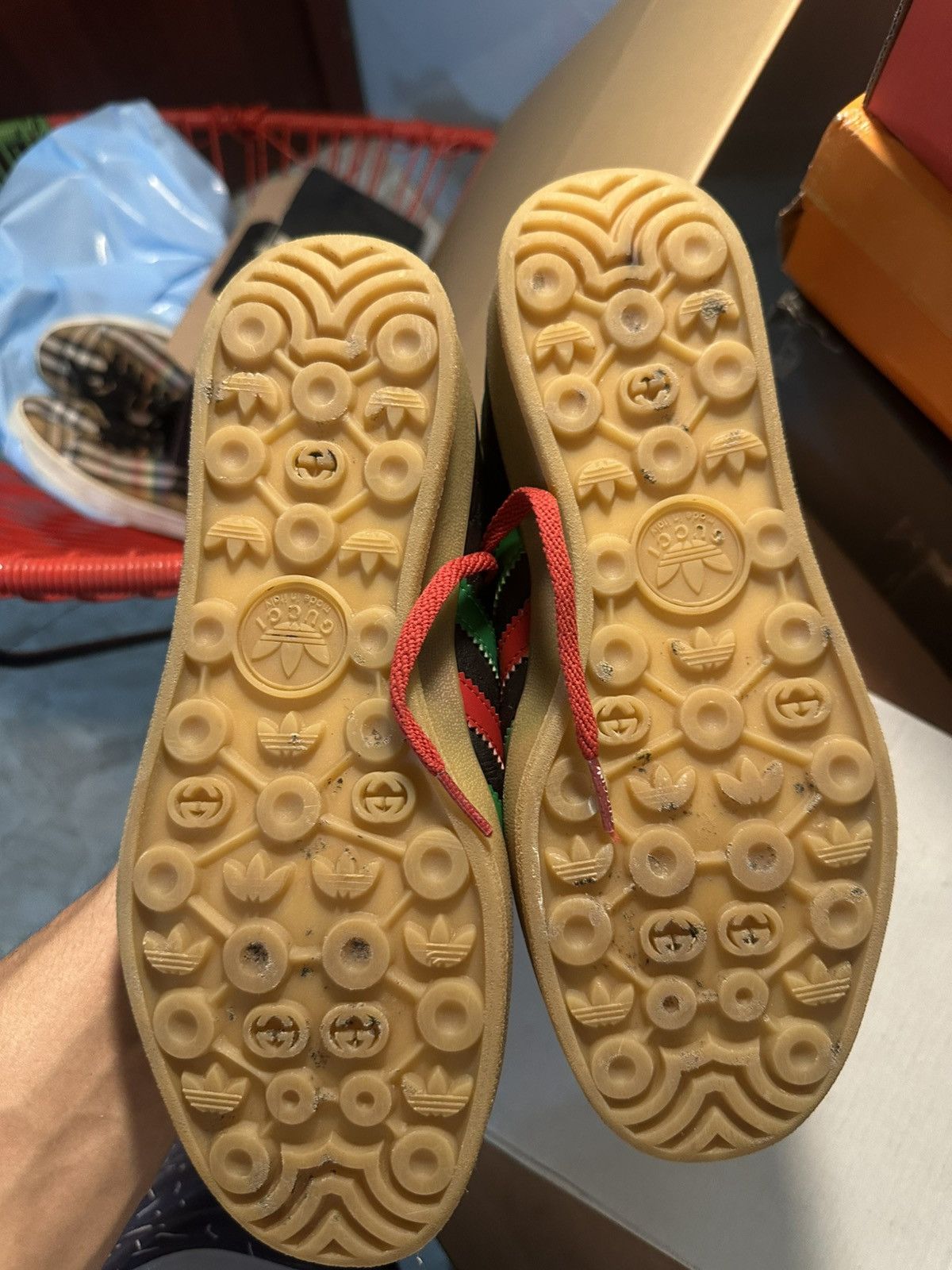 Adidas × Gucci AUTHENTIC Men’s Gucci Gazelle Size US 7.5 / EU 40-41 - 9 Thumbnail