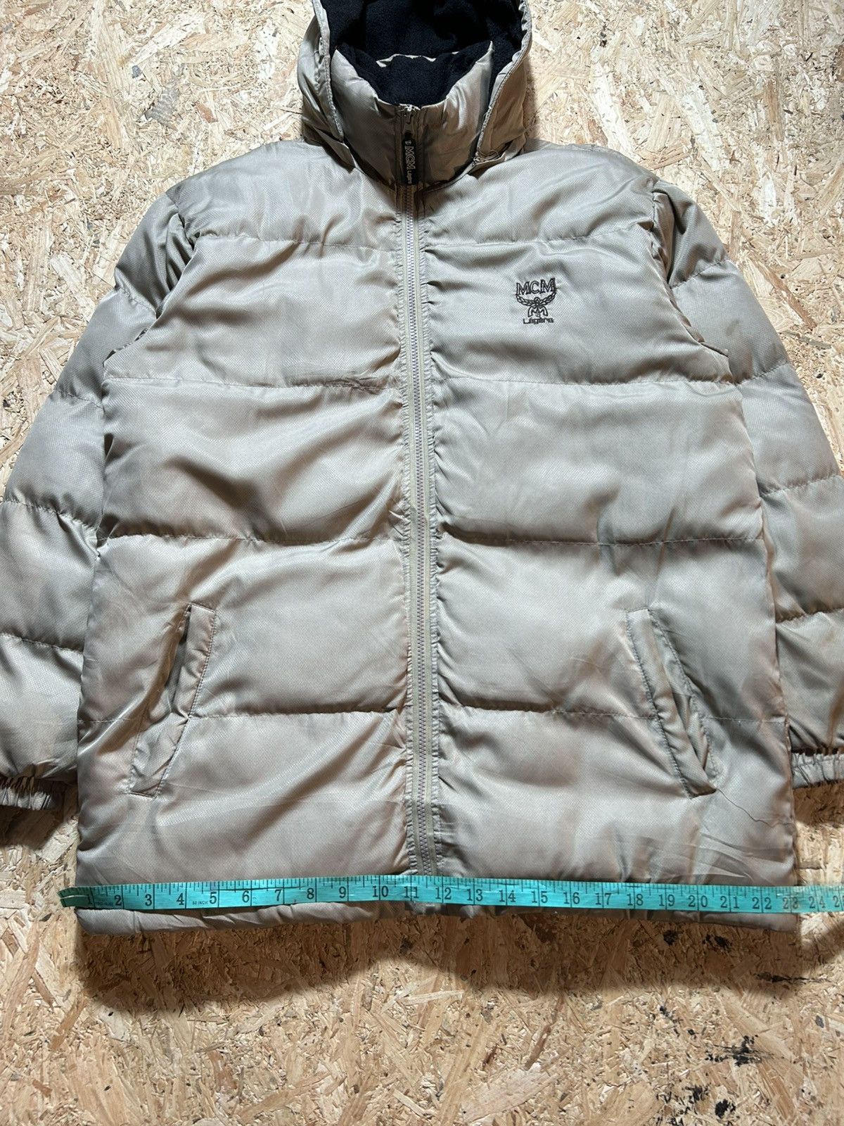 MCM Vintage MCM Puffer Hoodie Zipper Jacket Size US L / EU 52-54 / 3 - 18 Thumbnail