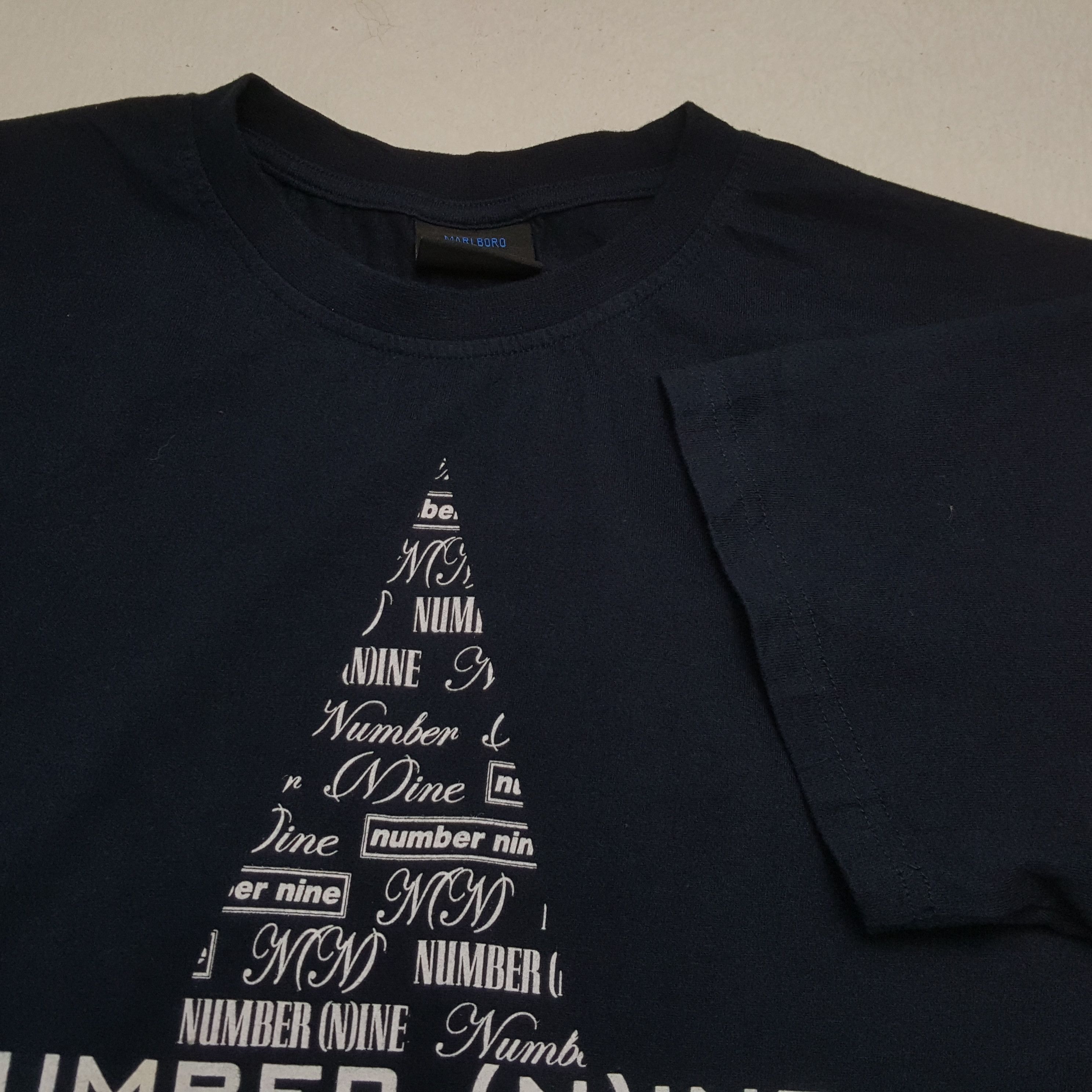 Marlboro × Number (N)ine × Vintage MARLBORO x NUMBER (N)INE Japanese Brand Designer Tshirt Size US L / EU 52-54 / 3 - 6 Thumbnail