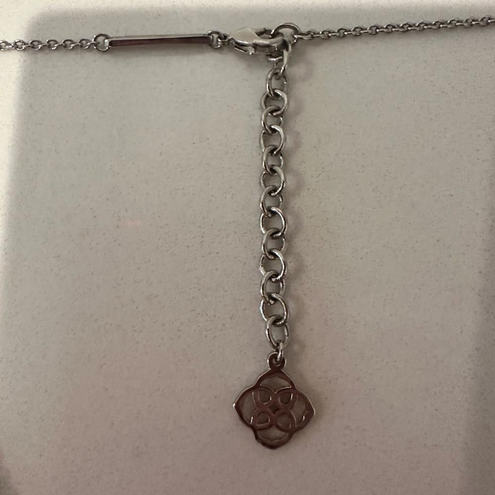 Kendra Scott Kendra Scott Elisa Platinum Drusy Silver Chain Necklace Size ONE SIZE - 5 Thumbnail