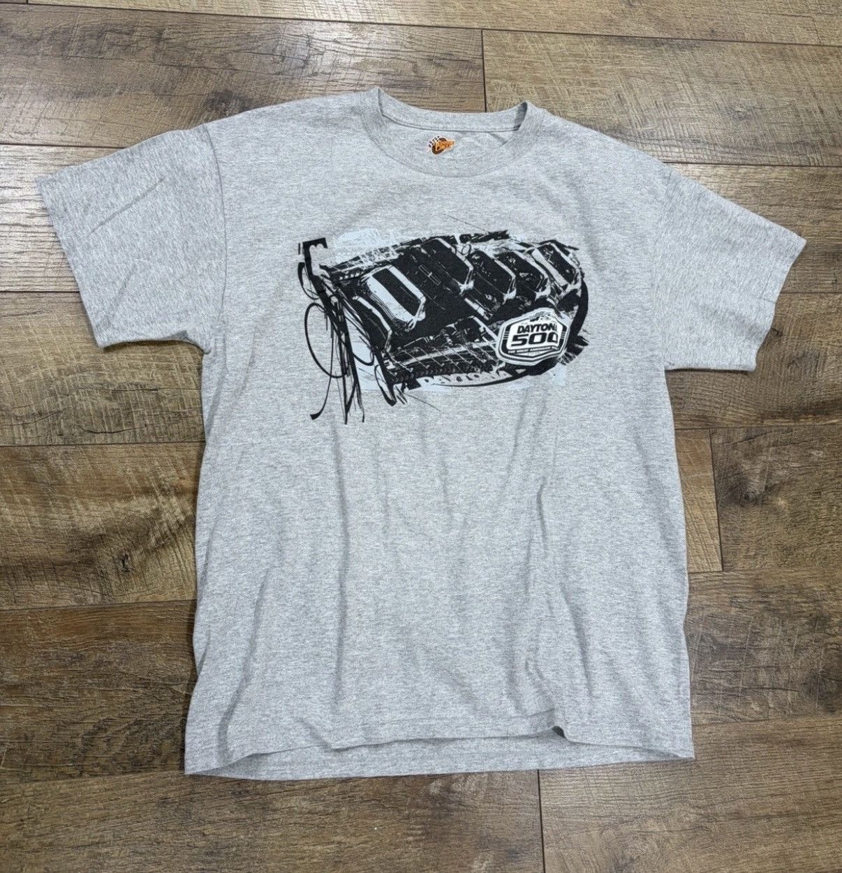 NASCAR Nascar Daytona 500 Double Sided Tee Grey Large Y2k Grunge 09 Size US L / EU 52-54 / 3 - 1 Thumbnail