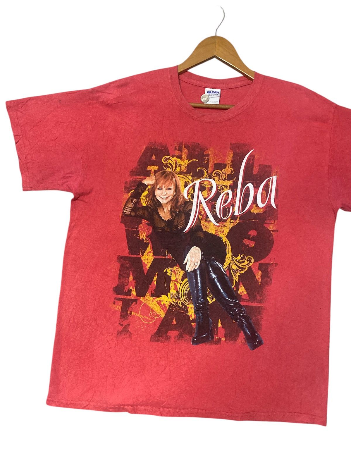 Band Tees × Vintage 💸BINDING OFFER💸VINTAGE REBA SINGER BAND SHIRT TEE💥 Size US L / EU 52-54 / 3 - 3 Thumbnail