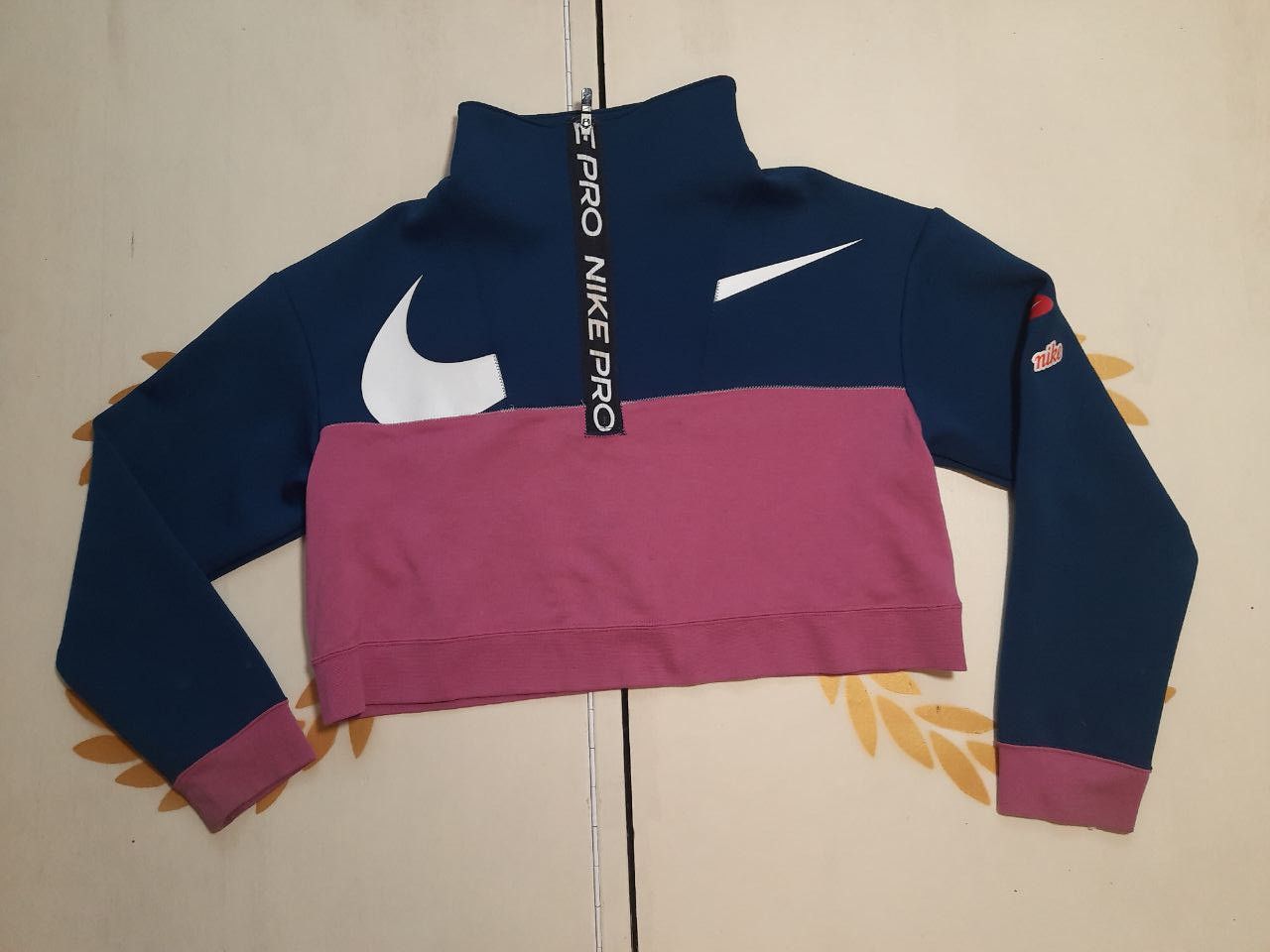 Nike Nike Pro Get Fit Women's Fleece 1/2-zip Jacket Size S / US 4 / IT 40 - 2 Thumbnail