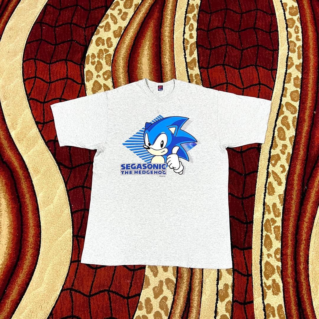 Anime Vintage 90s Segasonic The Hedgehog SEGA Rare T Shirt Size US L / EU 52-54 / 3 - 2 Thumbnail