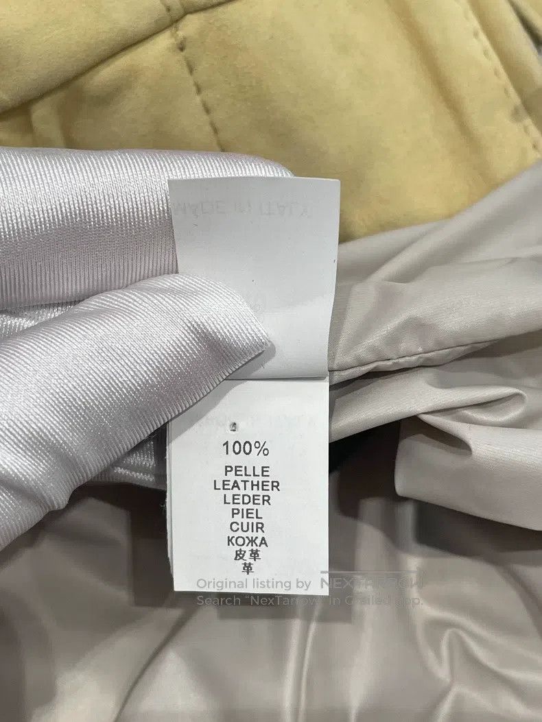 Brunello Cucinelli Brunello Cucinelli Lemon Yellow Leather Vest Size XS / US 0-2 / IT 36-38 - 6 Thumbnail