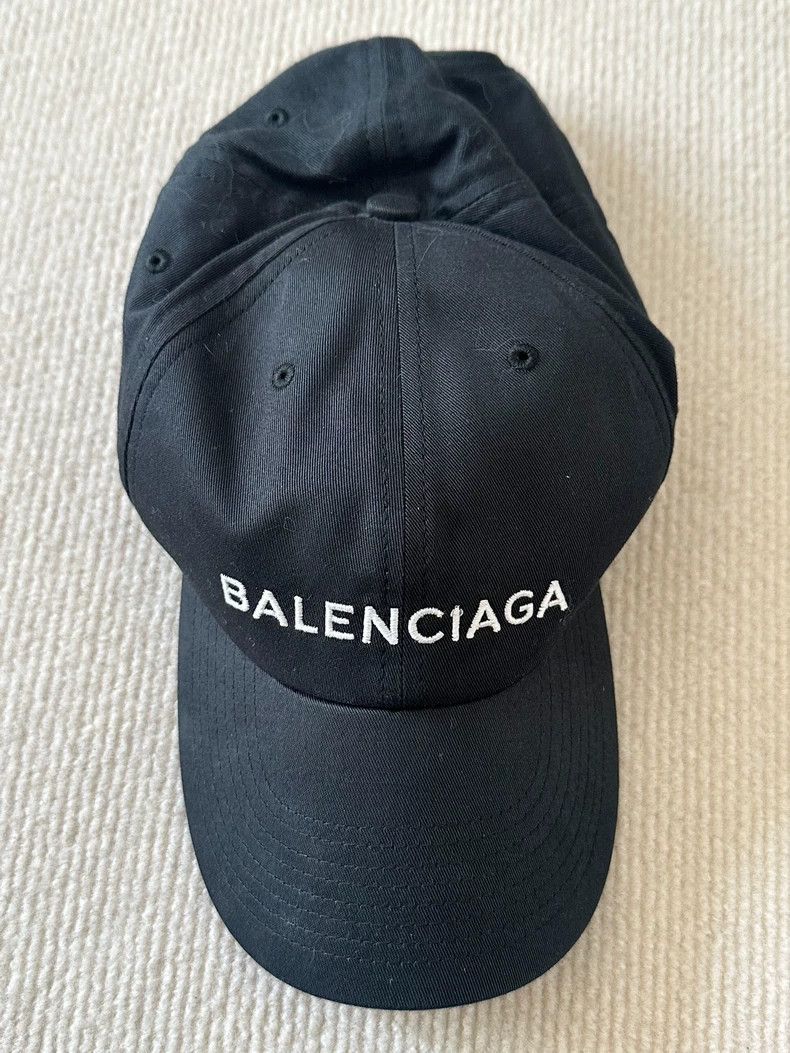 Balenciaga Balenciaga Embroidered cotton cap with logo hat Size ONE SIZE - 1 Thumbnail