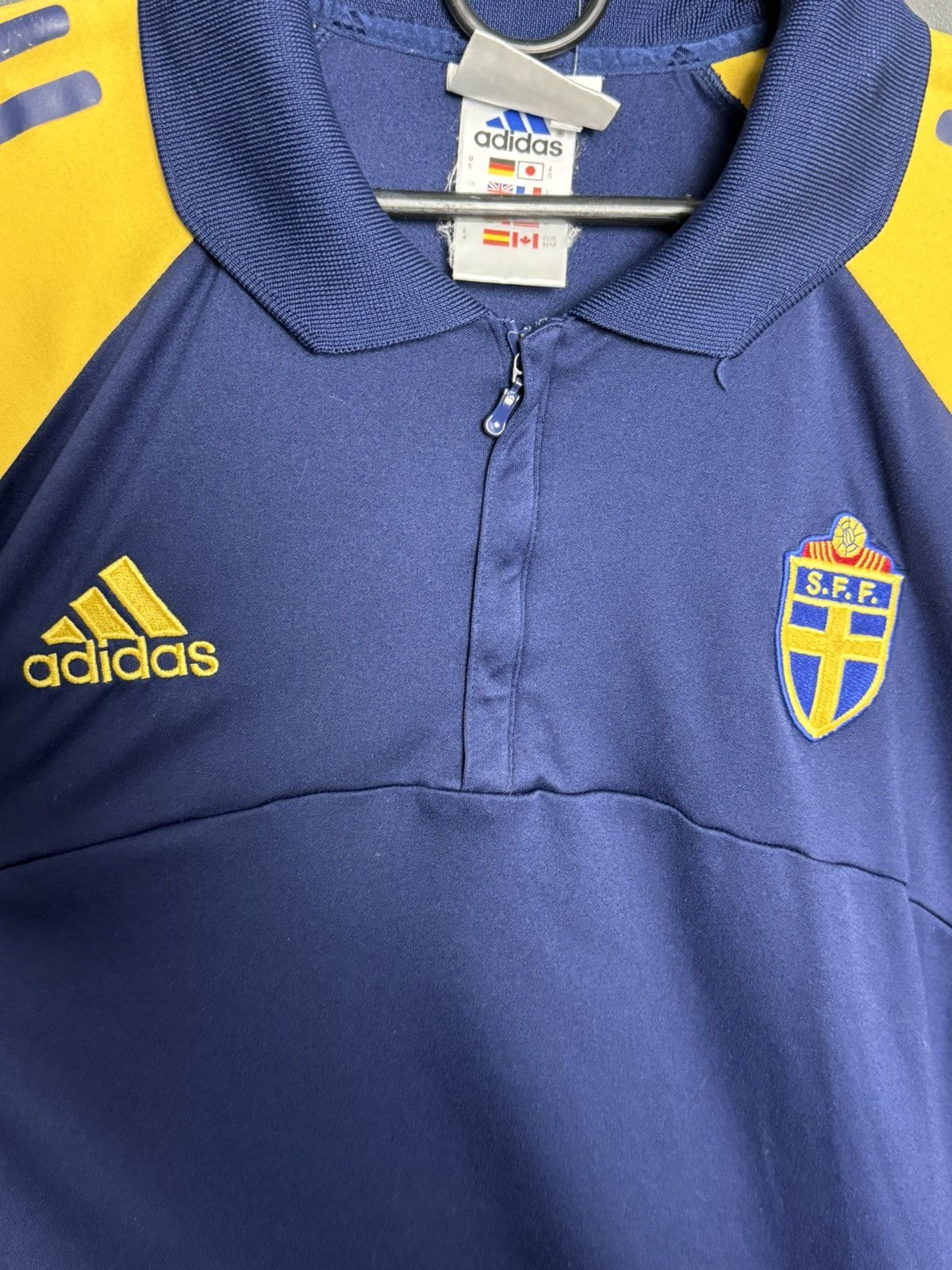 Adidas Sweden National Team 90s Training Football Jersey T-Shirt Size US M / EU 48-50 / 2 - 3 Thumbnail