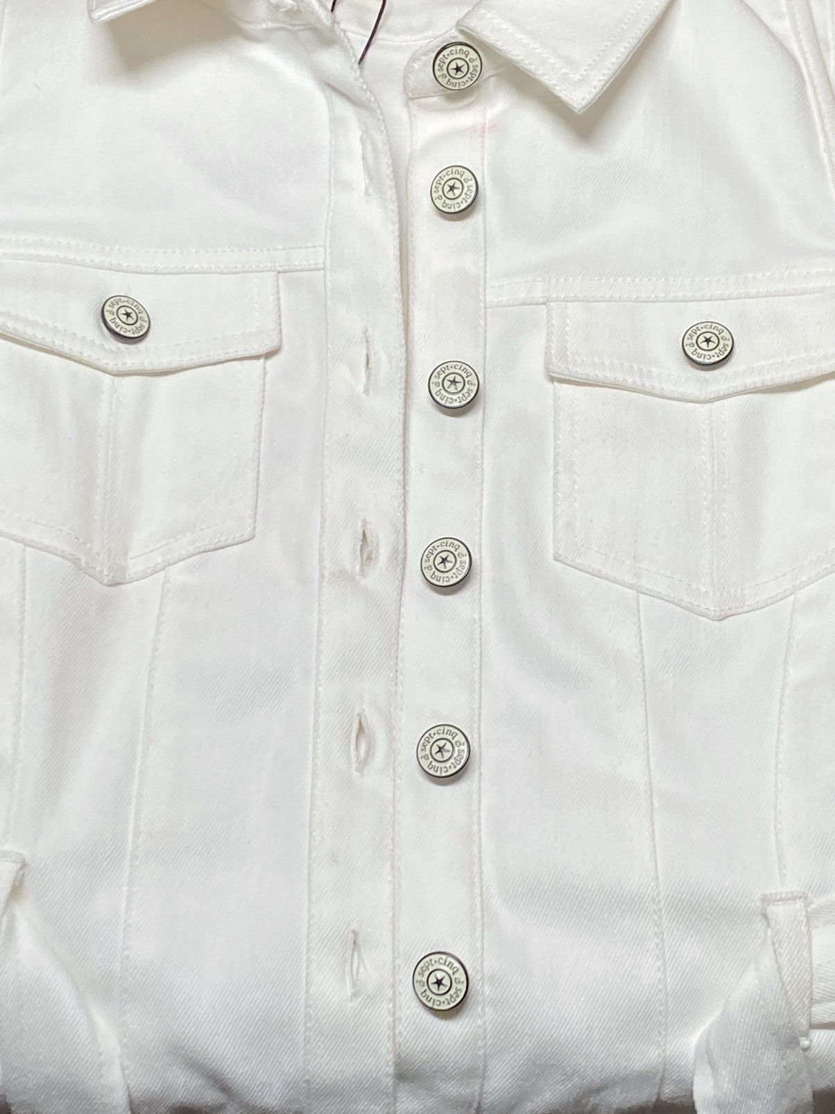 Cinq a Sept Cinq à Sept Moxie Denim Mini Shirtdress size 14 Size XL / US 12-14 / IT 48-50 - 17 Thumbnail