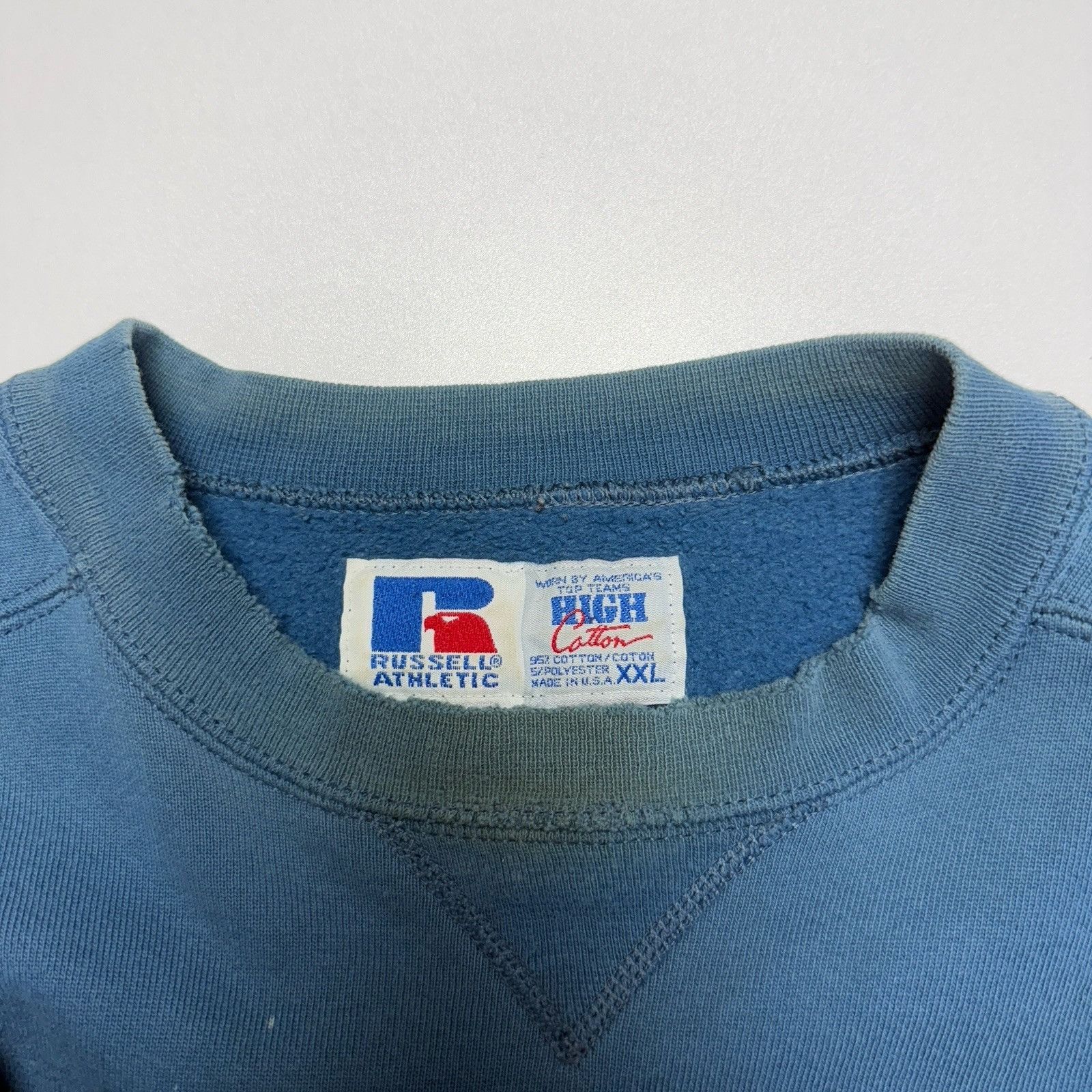 Russell Athletic Vintage Russell Athletic High Cotton Crew Neck Sweatshirt Size US XXL / EU 58 / 5 - 13 Thumbnail