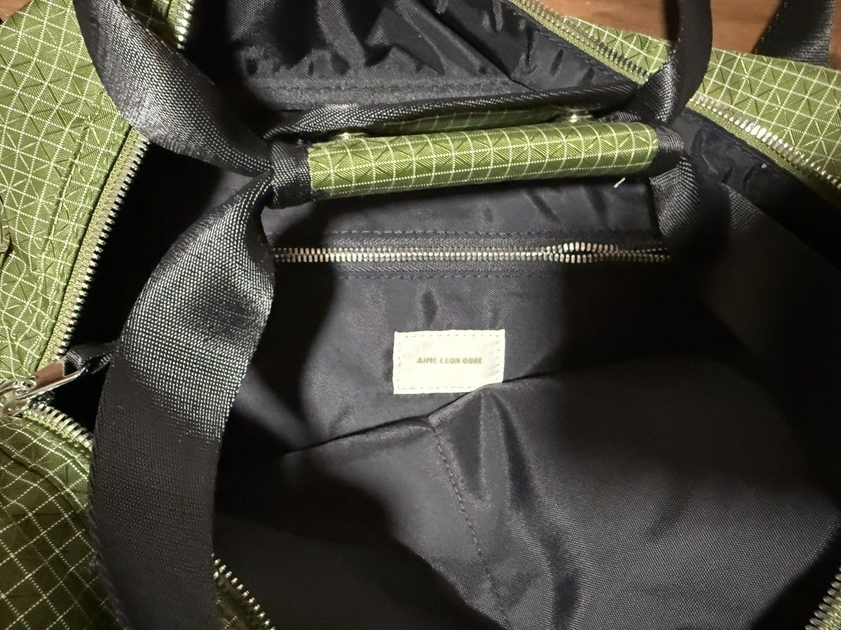 Aime Leon Dore Aime Leon Dore Ripstop Nylon Duffle Bag Olive Woven Logo ALD Size ONE SIZE - 7 Thumbnail