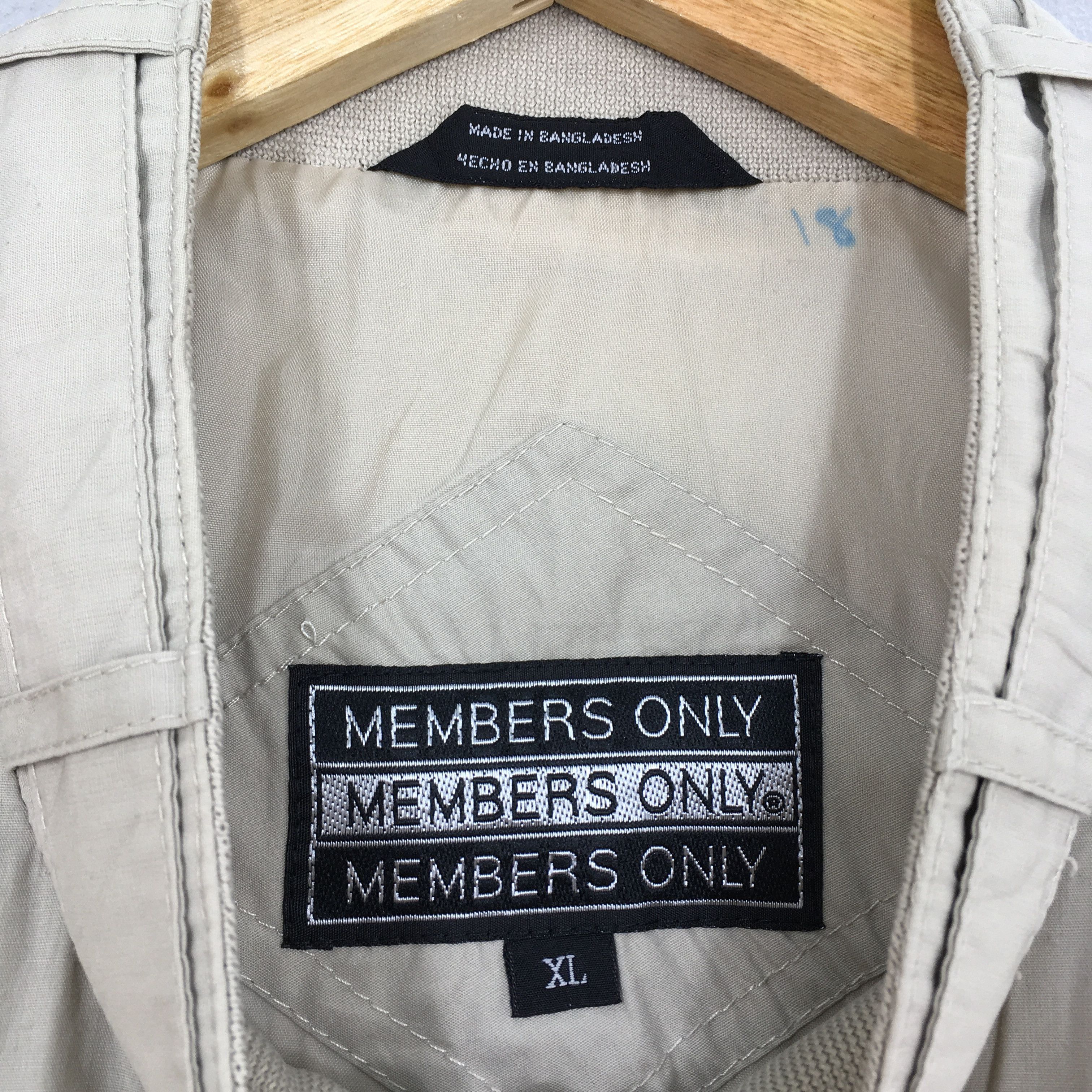 Members Only Vintage Members Only Beige Jacket XLarge Size US XL / EU 56 / 4 - 4 Thumbnail