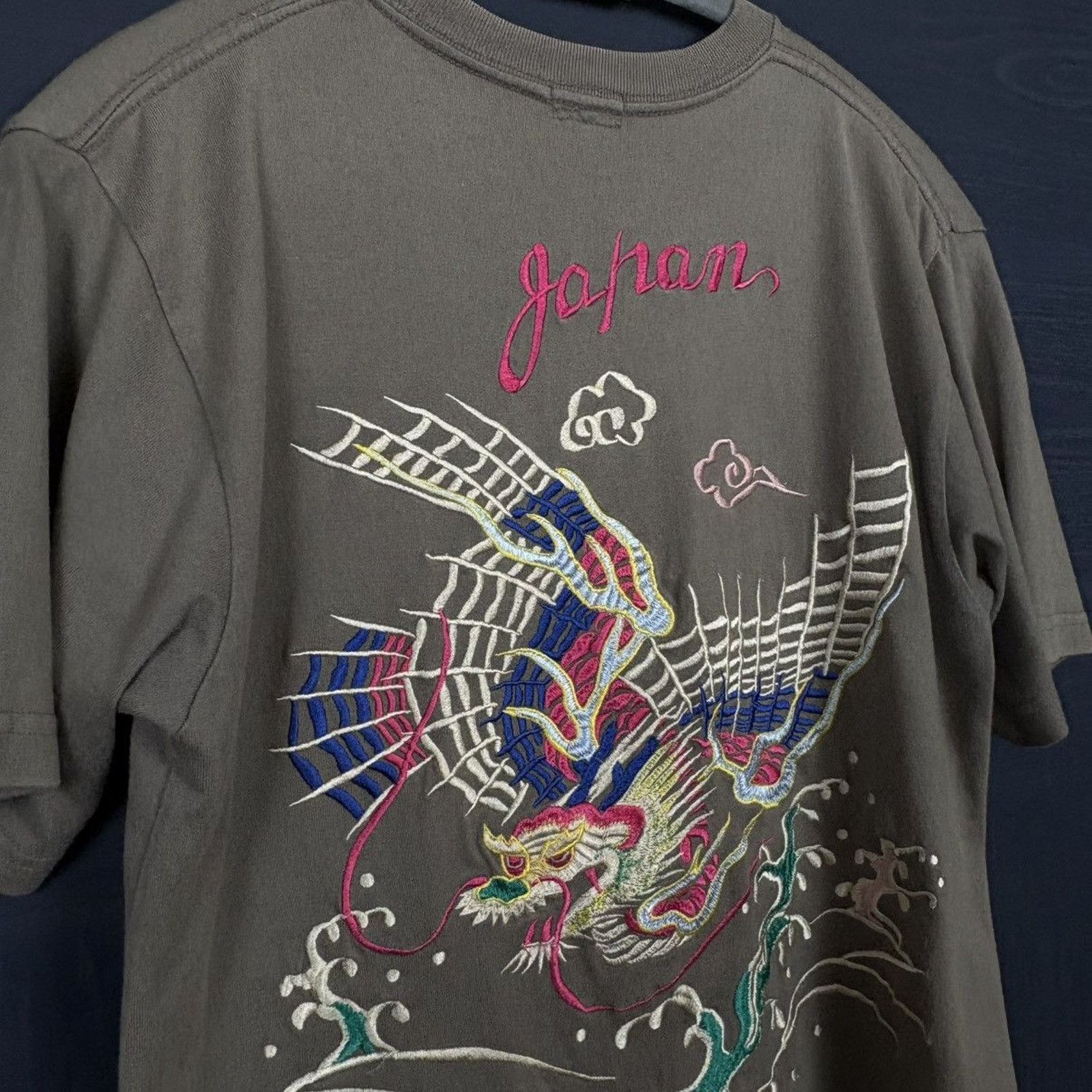 Harley Davidson × Japanese Brand × Vintage 🇯🇵TOYO ENT. SUKAJAN SOUVENIR EMBROIDERED T Size US L / EU 52-54 / 3 - 2 Thumbnail