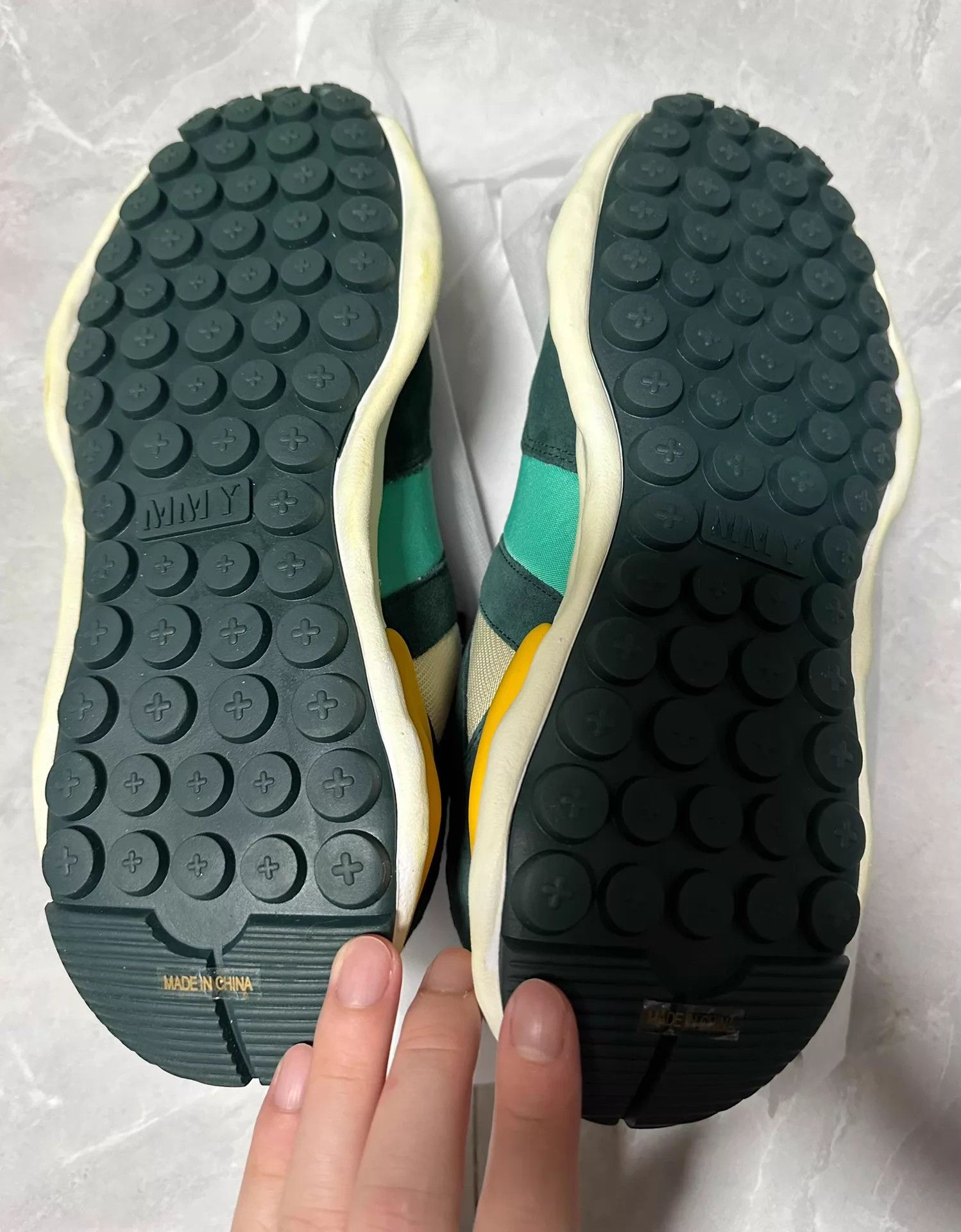 Nigel Cabourn Nigel Cabourn x Mihara Yasuhiro Melting Sneaker Green 43 Size US 10 / EU 43 - 6 Thumbnail