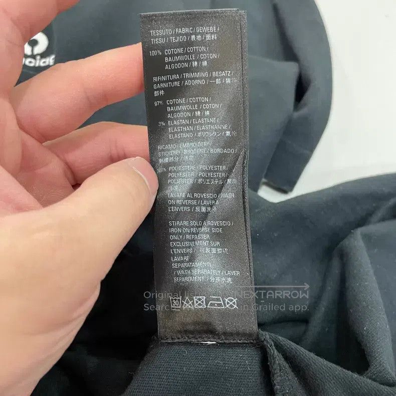 Balenciaga Balenciaga Embroidered Destroyed Black Short Sleeve T-Shir Size US L / EU 52-54 / 3 - 8 Thumbnail