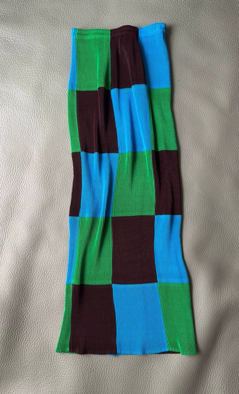 Issey Miyake Issey Miyake size:M Blue and green color-blocked main line Size 22" - 1 Thumbnail