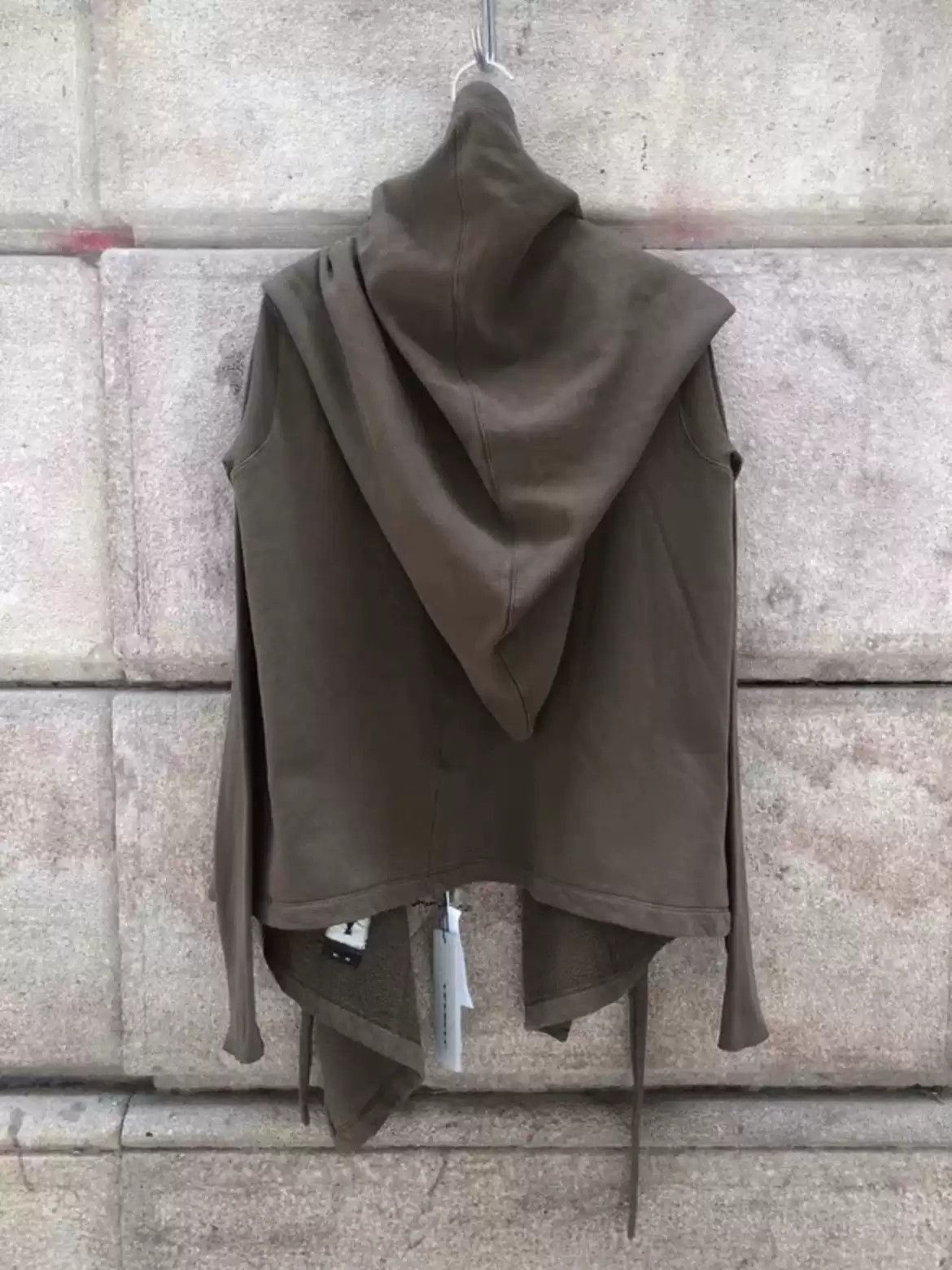 Rick Owens Rick Owens Drkshadw irregularly cut hooded coat.-2505 Size US L / EU 52-54 / 3 - 3 Thumbnail