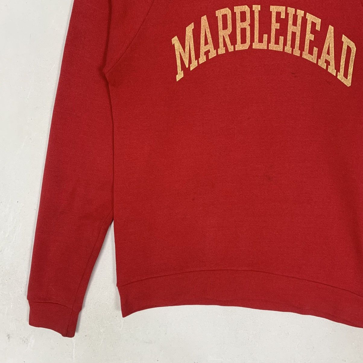 Vintage Vintage Santee Pluma Marblehead Gold Arch Logo Sweatshirt Size XS / US 0-2 / IT 36-38 - 3 Thumbnail