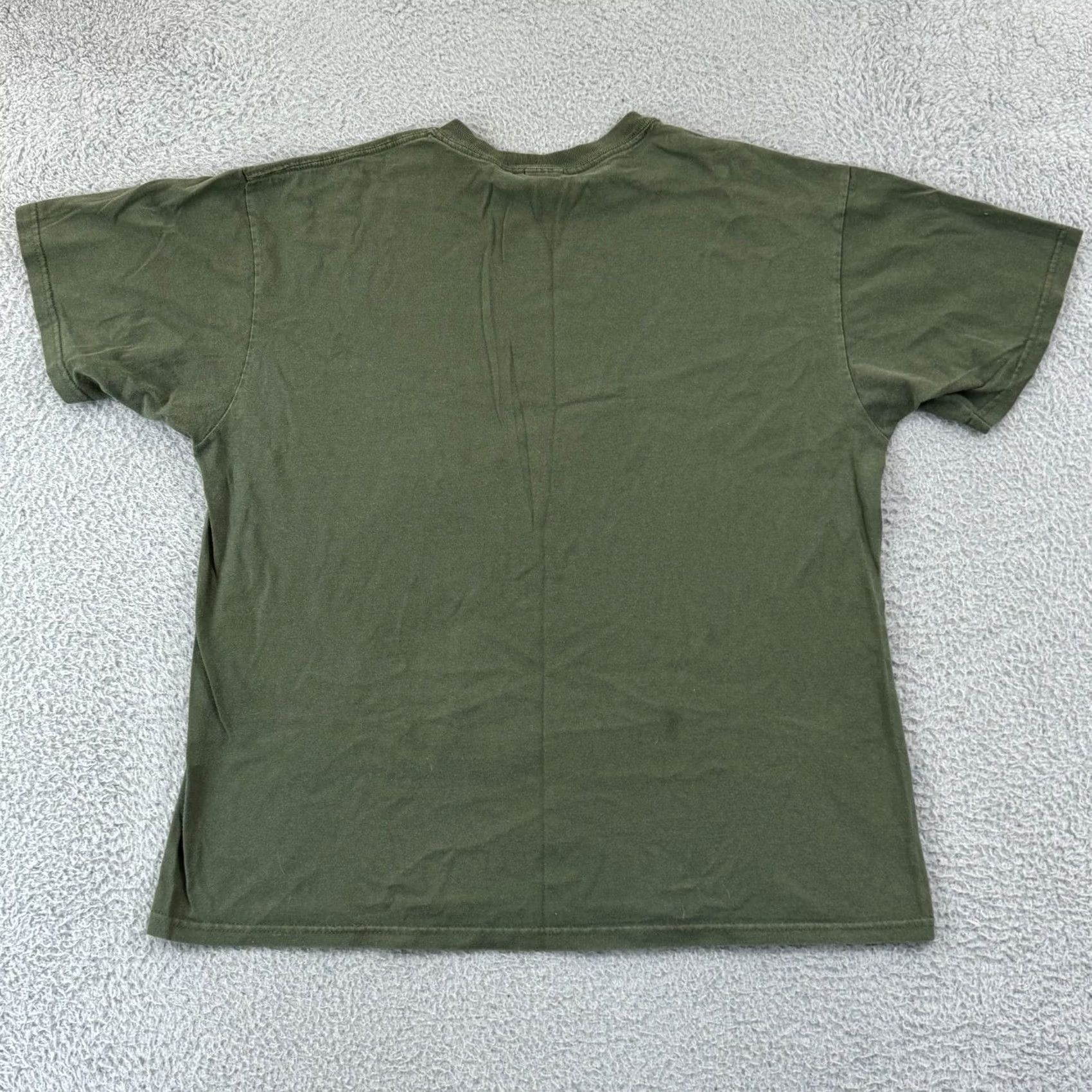 Anvil VINTAGE German Shepherd Shirt Mens XL Green Short Sleeve 90s Graphic Dog Casual Size US XL / EU 56 / 4 - 2 Thumbnail