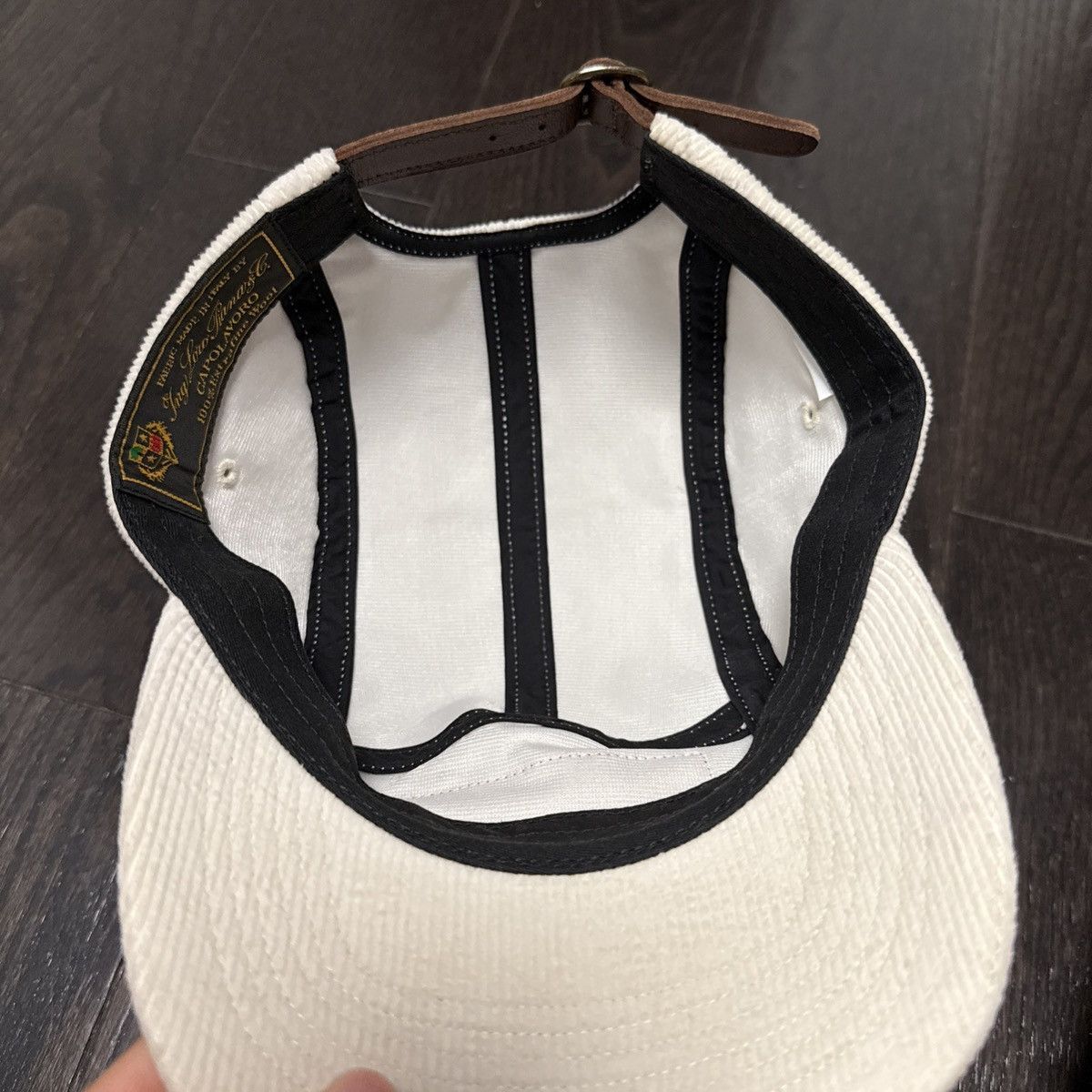 Supreme Supreme Curduroy Camp Cap White Size ONE SIZE - 5 Thumbnail