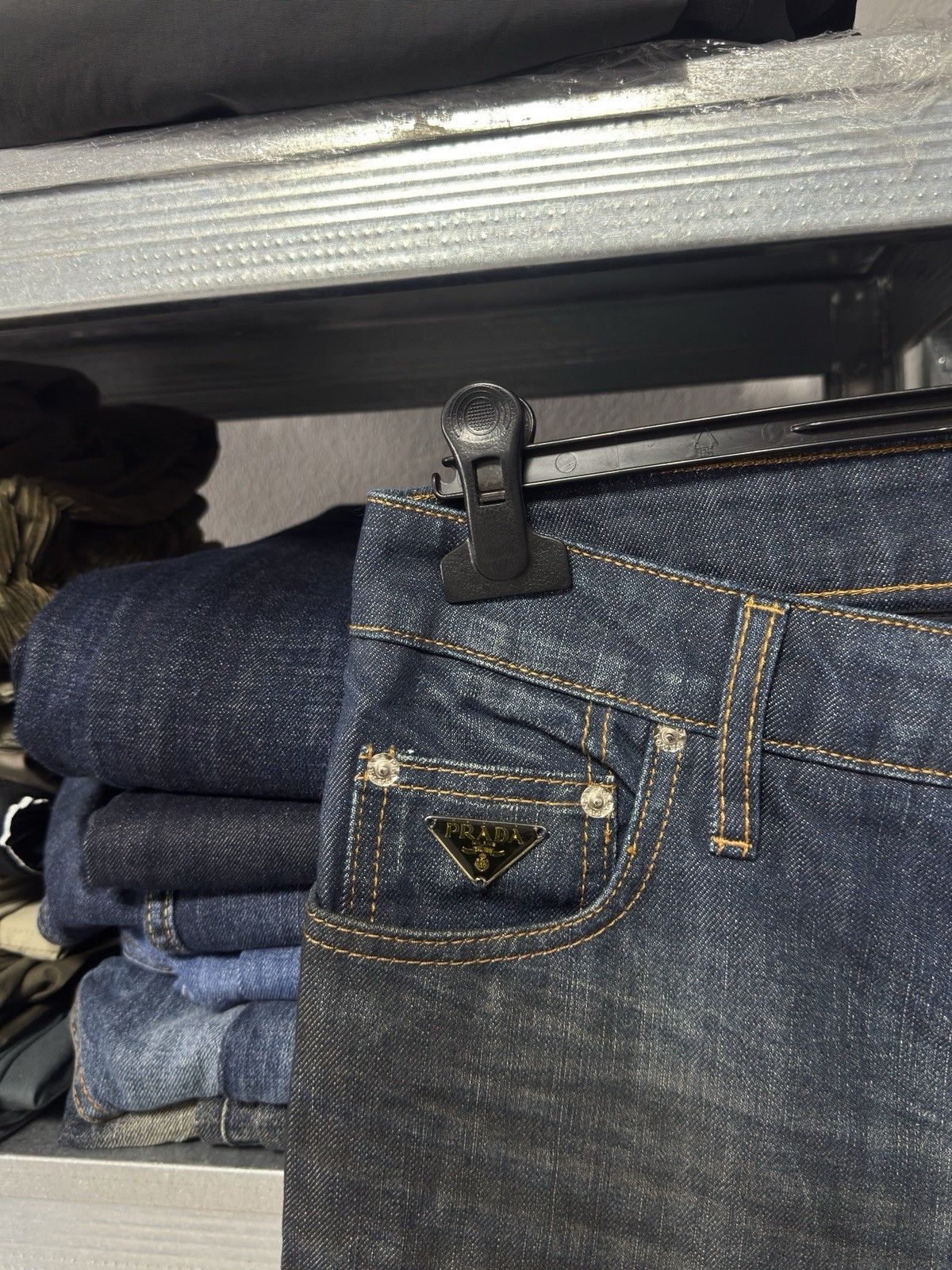 Prada PRADA Milano Indigo Wash Denim Jeans Straight Fit Made Italy Size US 31 - 4 Thumbnail