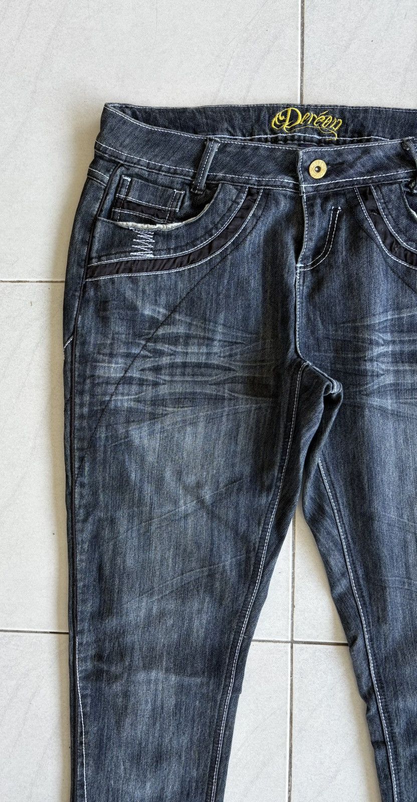Other Dereon Streetwear Distressed Denim Size US 33 - 6 Thumbnail