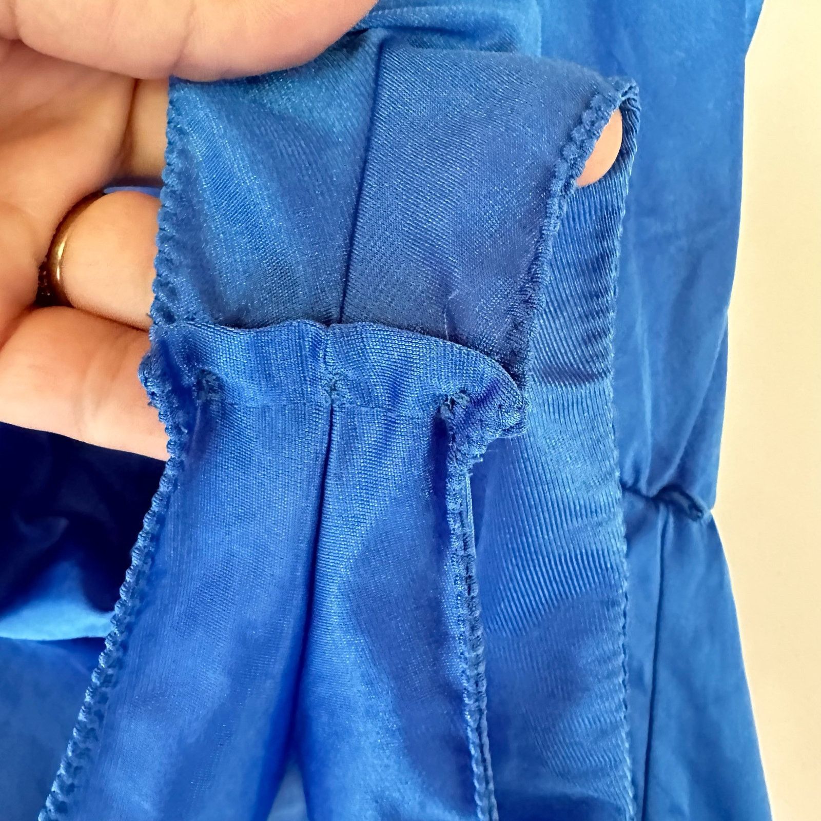 Other Vintage 80s Undercover Wear Blue Romper Lingerie Teddy M Size 32" / US 10 / IT 46 - 9 Thumbnail