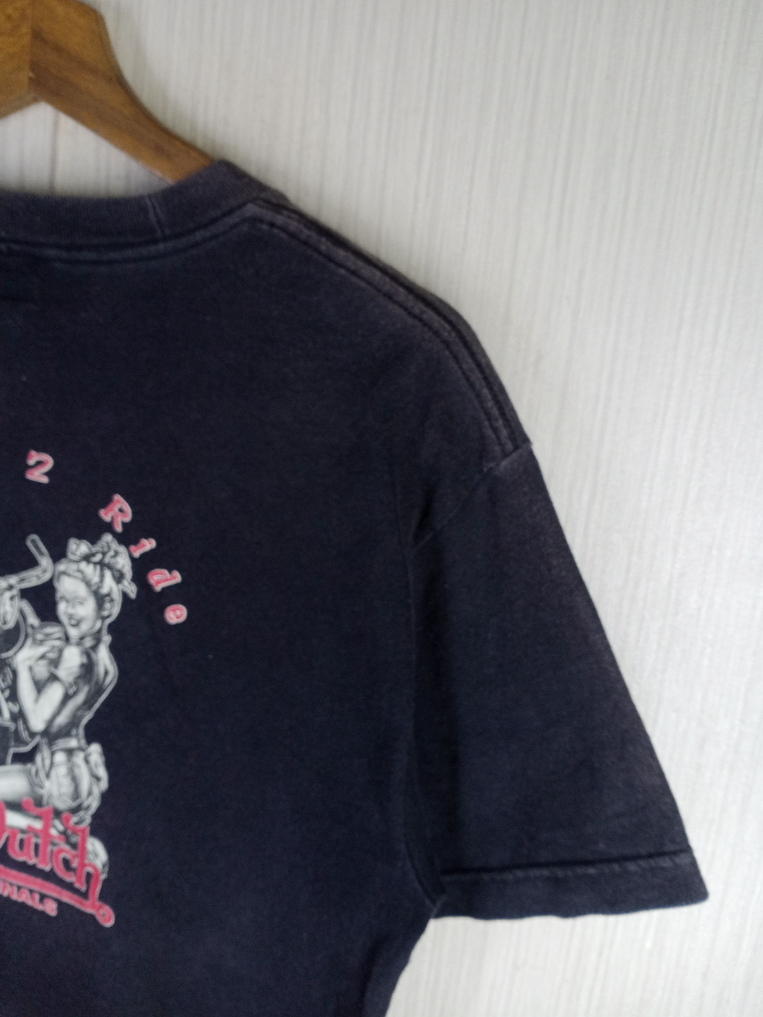 Von Dutch Rare Vintage 90s Von Dutch Built 2 Ride Tshirt Size US M / EU 48-50 / 2 - 9 Thumbnail