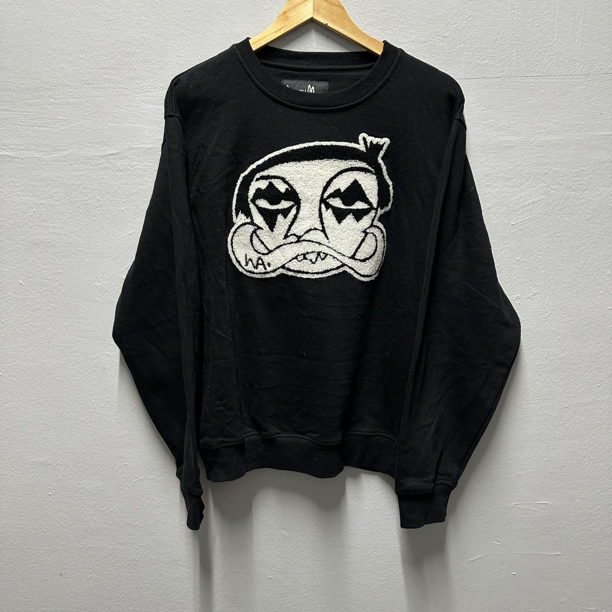 Haculla Haculla Designer Sweatshirt Big Face Y2K SK8 Size US L / EU 52-54 / 3 - 1 Thumbnail